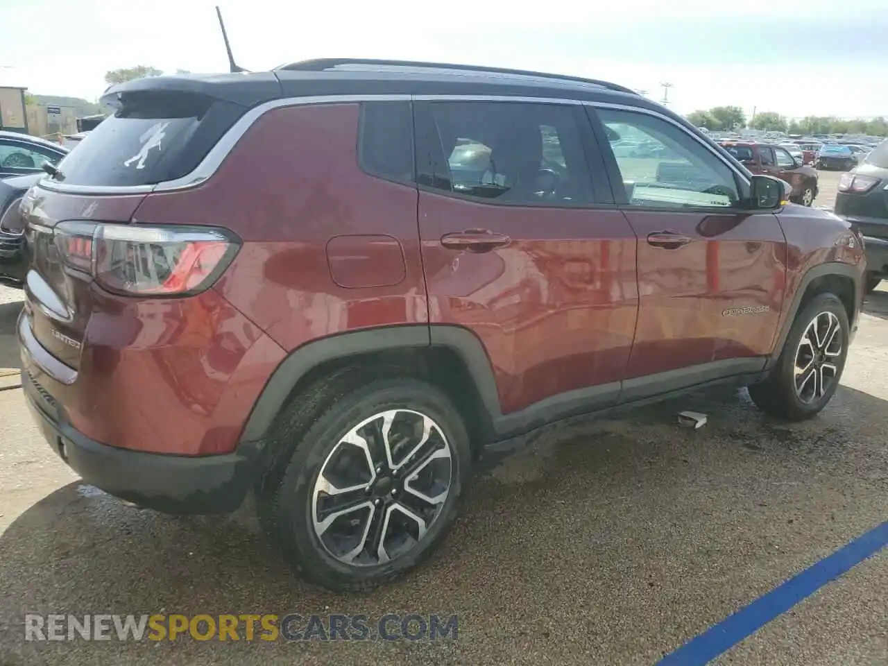 3 fotografías del automóvil dañado 3C4NJDCB8NT159432 JEEP COMPASS 2022