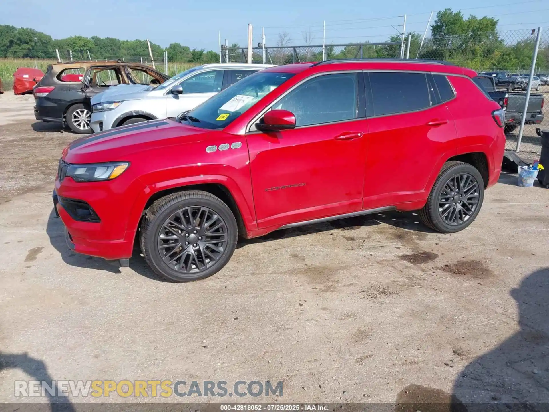 2 Photograph of a damaged car 3C4NJDCB8NT181785 JEEP COMPASS 2022