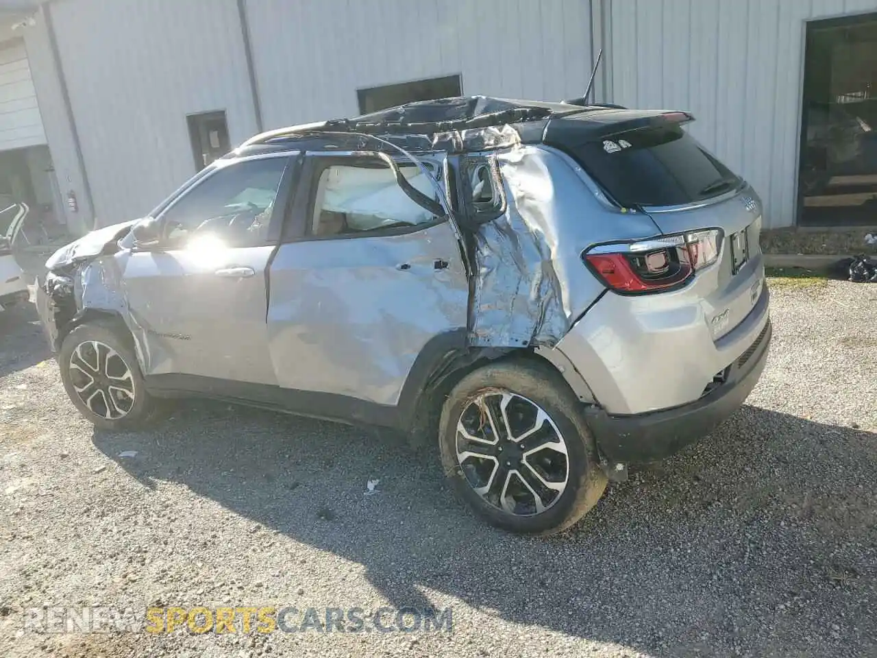 2 Photograph of a damaged car 3C4NJDCB9NT110997 JEEP COMPASS 2022