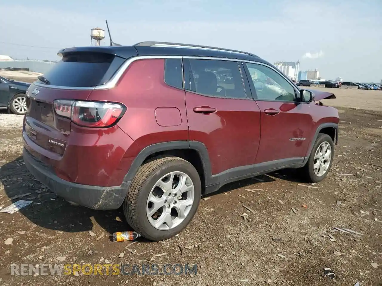3 Photograph of a damaged car 3C4NJDCB9NT113866 JEEP COMPASS 2022