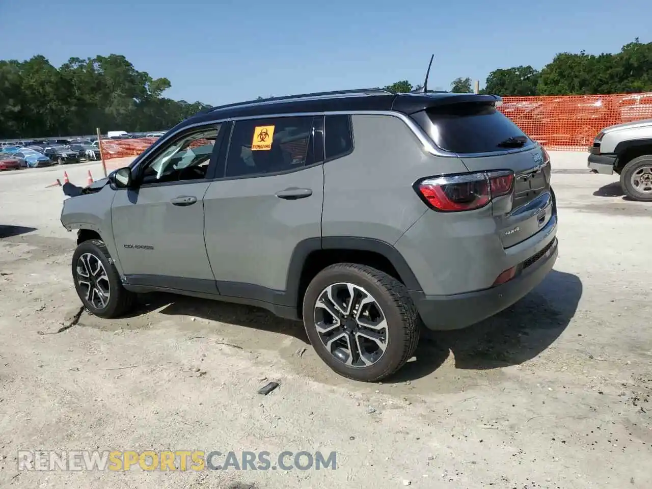 2 Photograph of a damaged car 3C4NJDCB9NT146236 JEEP COMPASS 2022