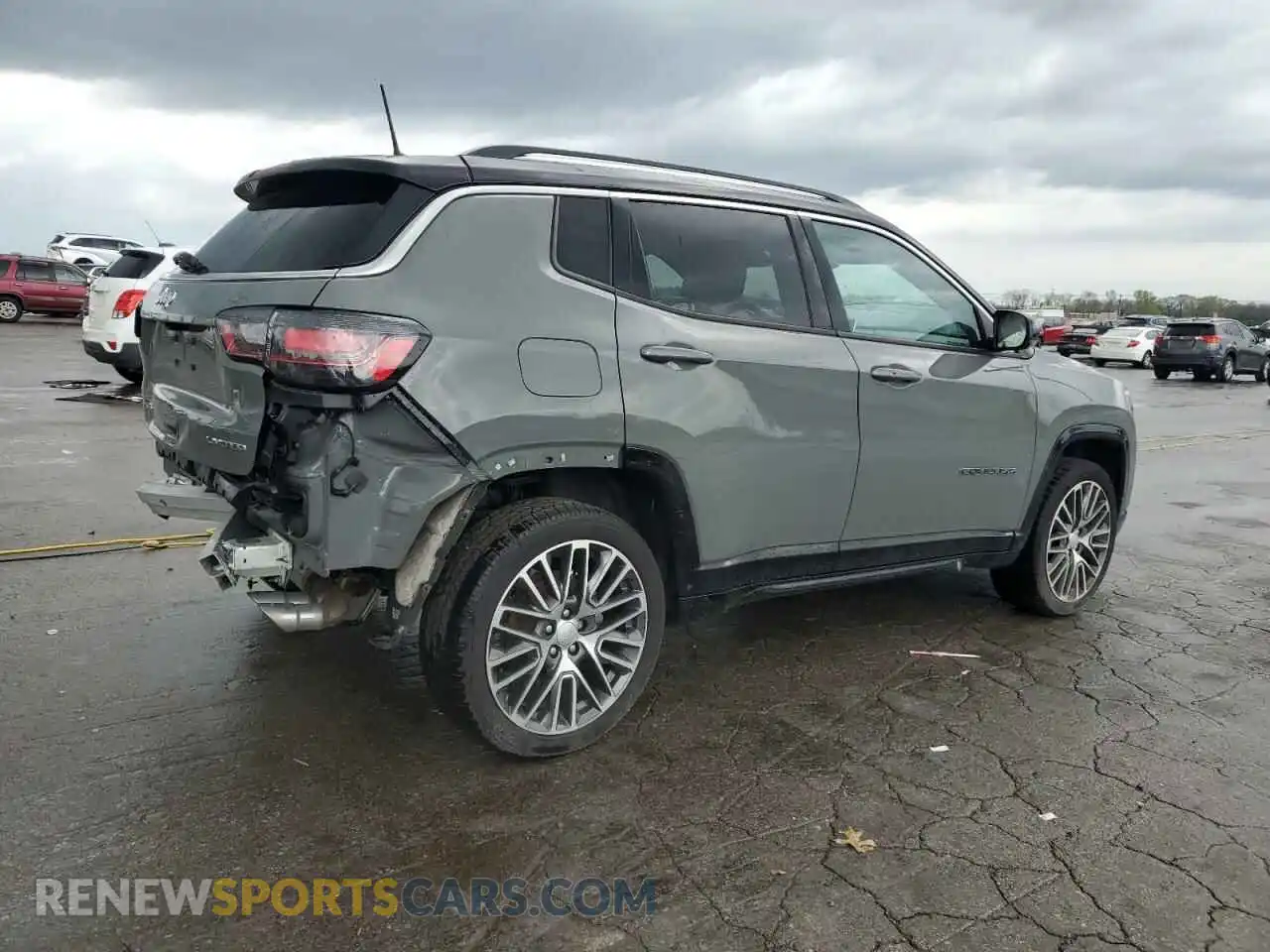 3 Photograph of a damaged car 3C4NJDCB9NT153946 JEEP COMPASS 2022