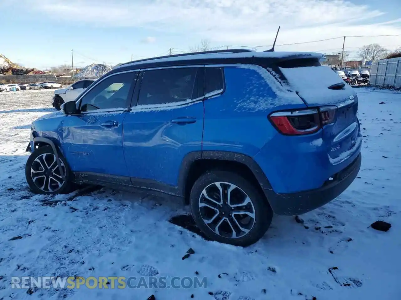 2 Photograph of a damaged car 3C4NJDCB9NT160489 JEEP COMPASS 2022