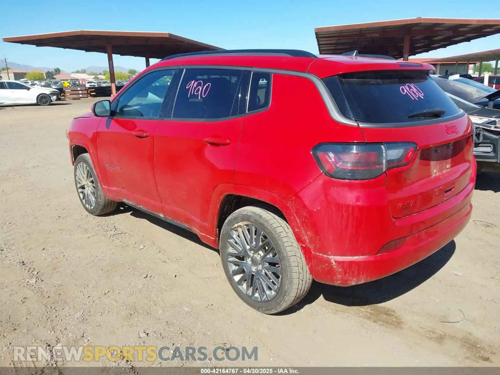 3 Photograph of a damaged car 3C4NJDCB9NT192035 JEEP COMPASS 2022