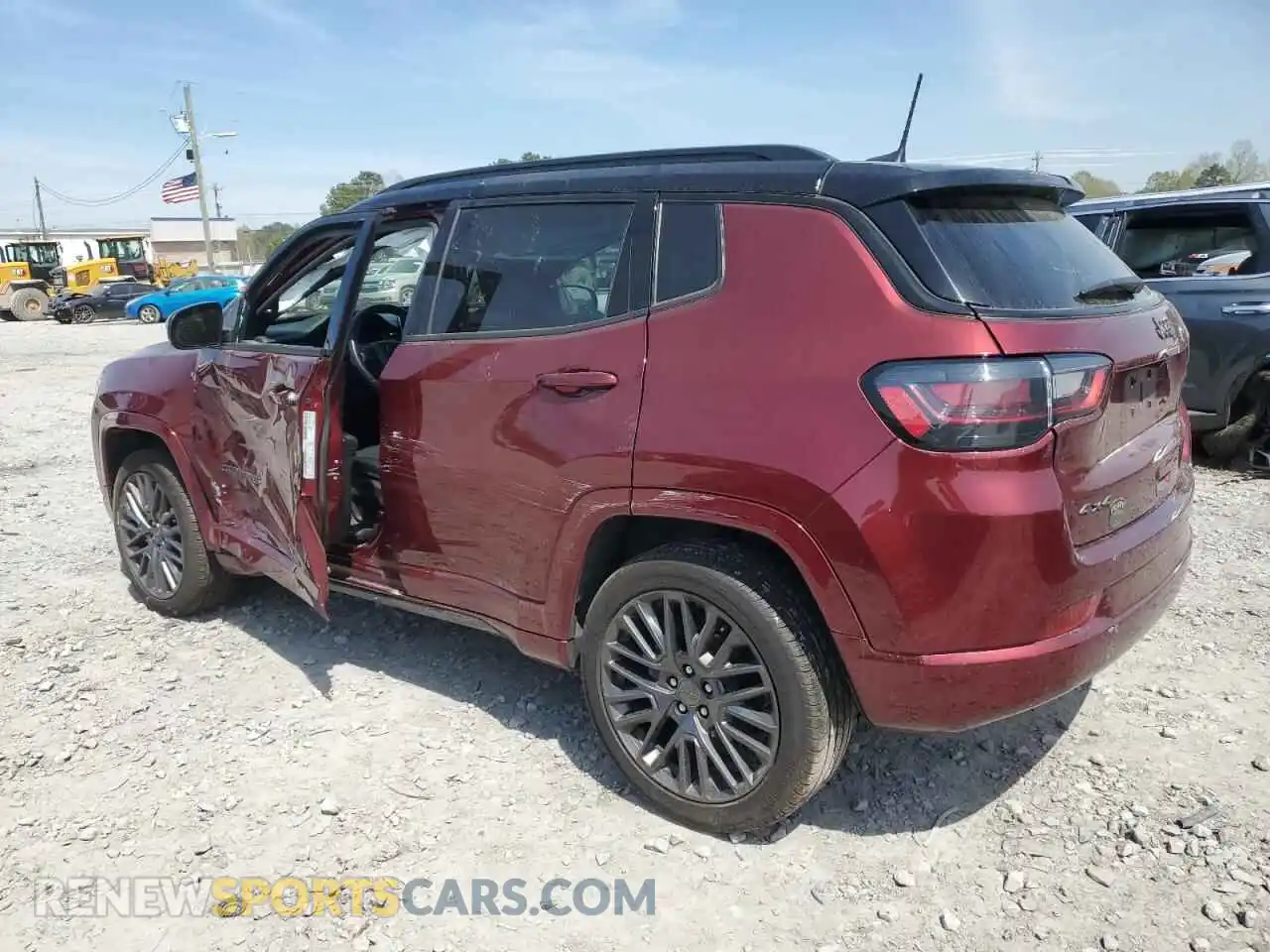 2 Photograph of a damaged car 3C4NJDCB9NT193623 JEEP COMPASS 2022