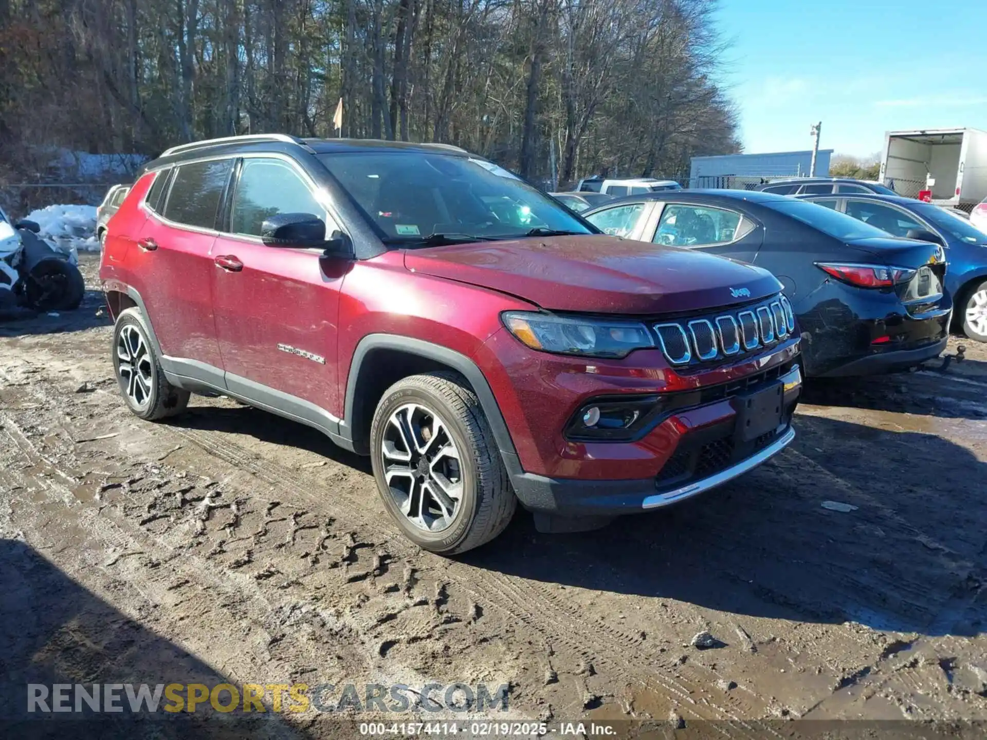 1 Photograph of a damaged car 3C4NJDCB9NT193699 JEEP COMPASS 2022