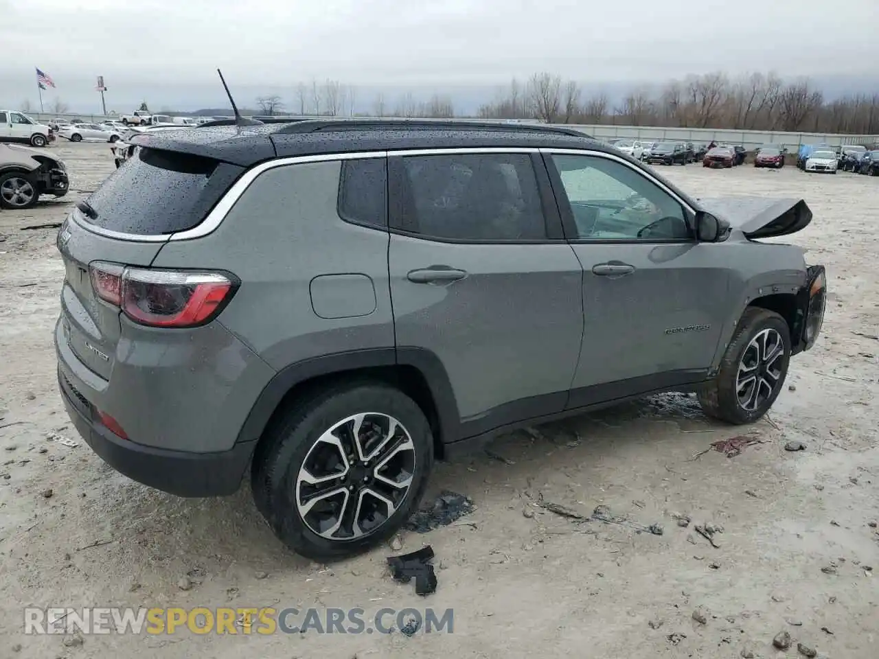 3 Photograph of a damaged car 3C4NJDCB9NT200862 JEEP COMPASS 2022