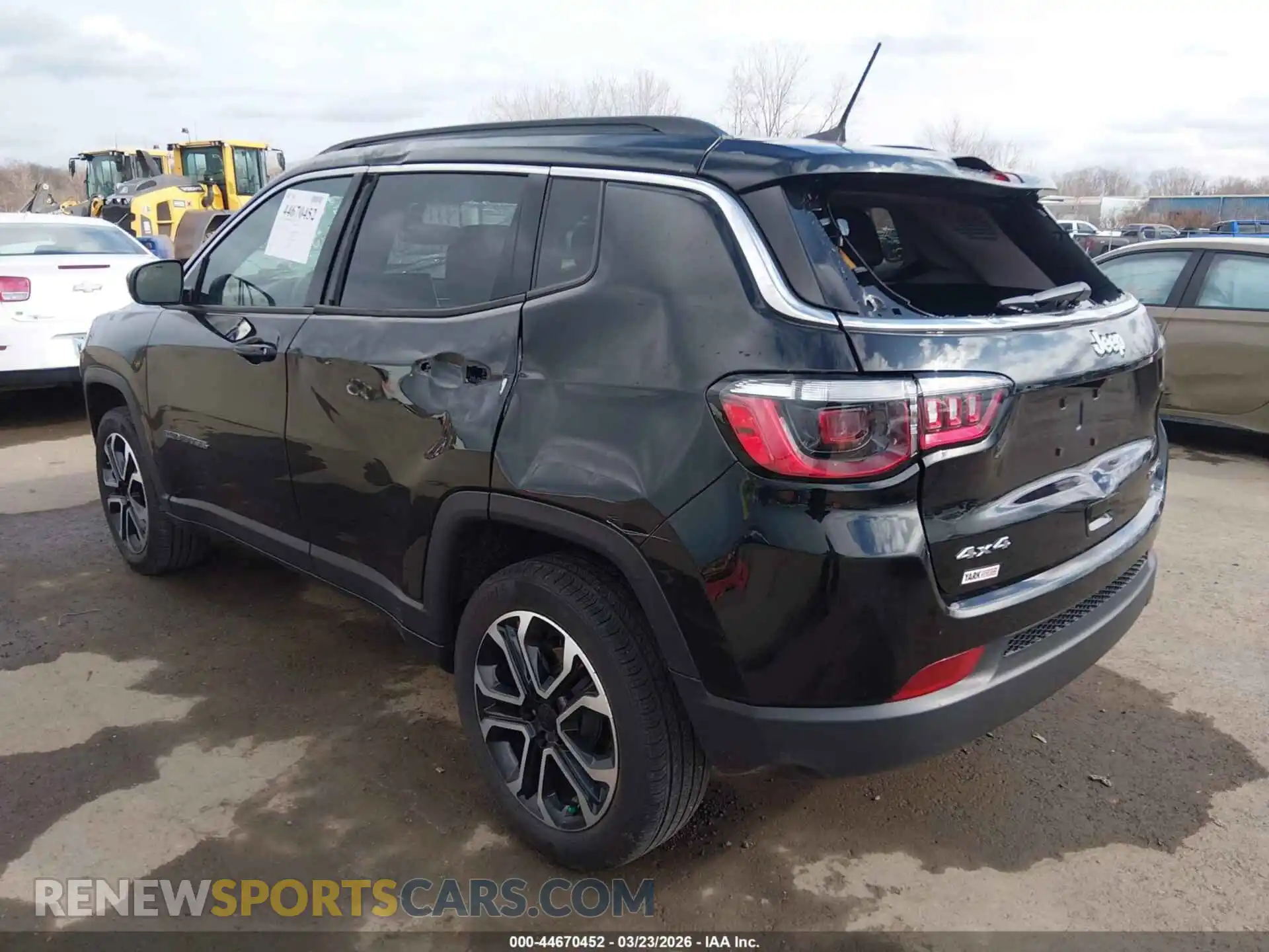 3 Photograph of a damaged car 3C4NJDCB9NT222991 JEEP COMPASS 2022