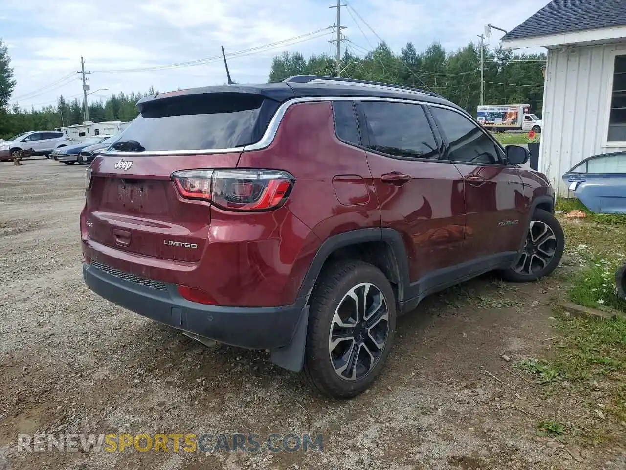 3 Photograph of a damaged car 3C4NJDCBXNT109874 JEEP COMPASS 2022