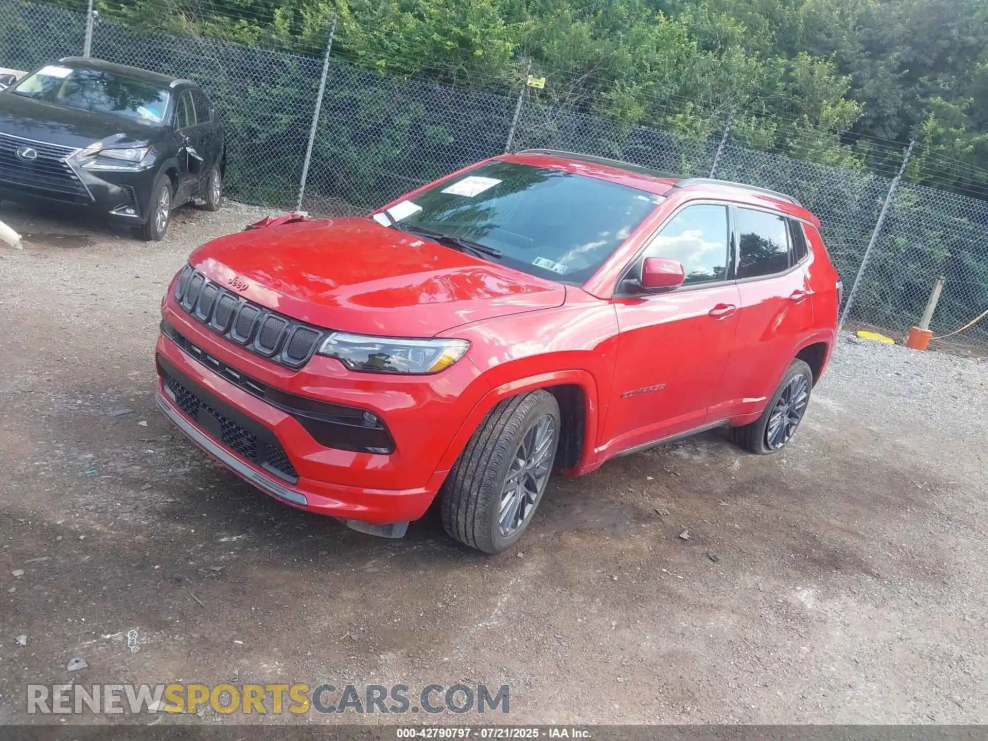 2 Photograph of a damaged car 3C4NJDCBXNT149100 JEEP COMPASS 2022