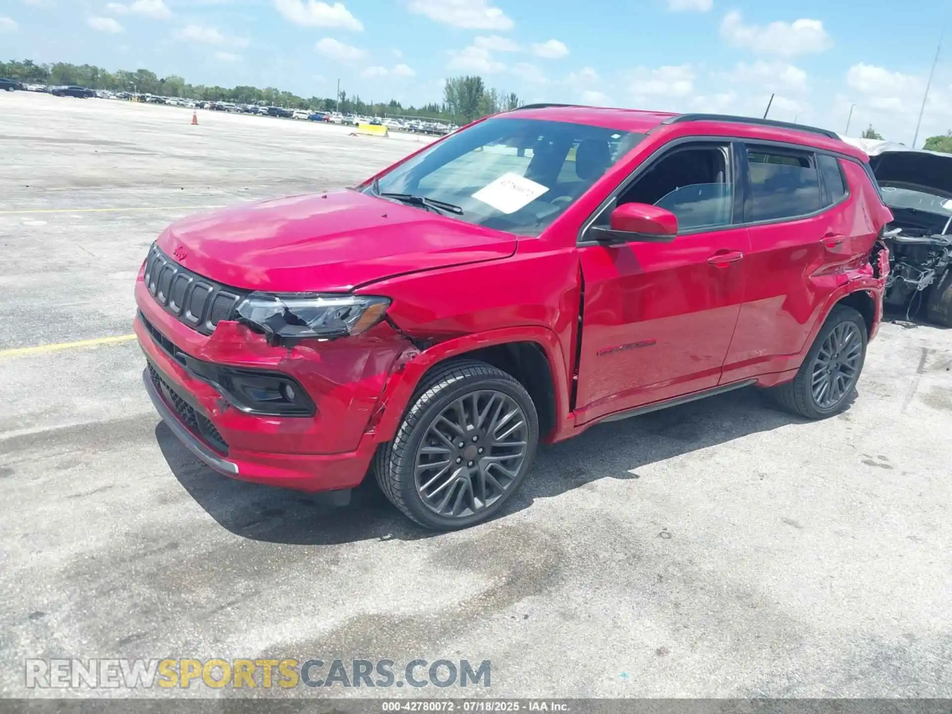 2 Photograph of a damaged car 3C4NJDCBXNT152062 JEEP COMPASS 2022