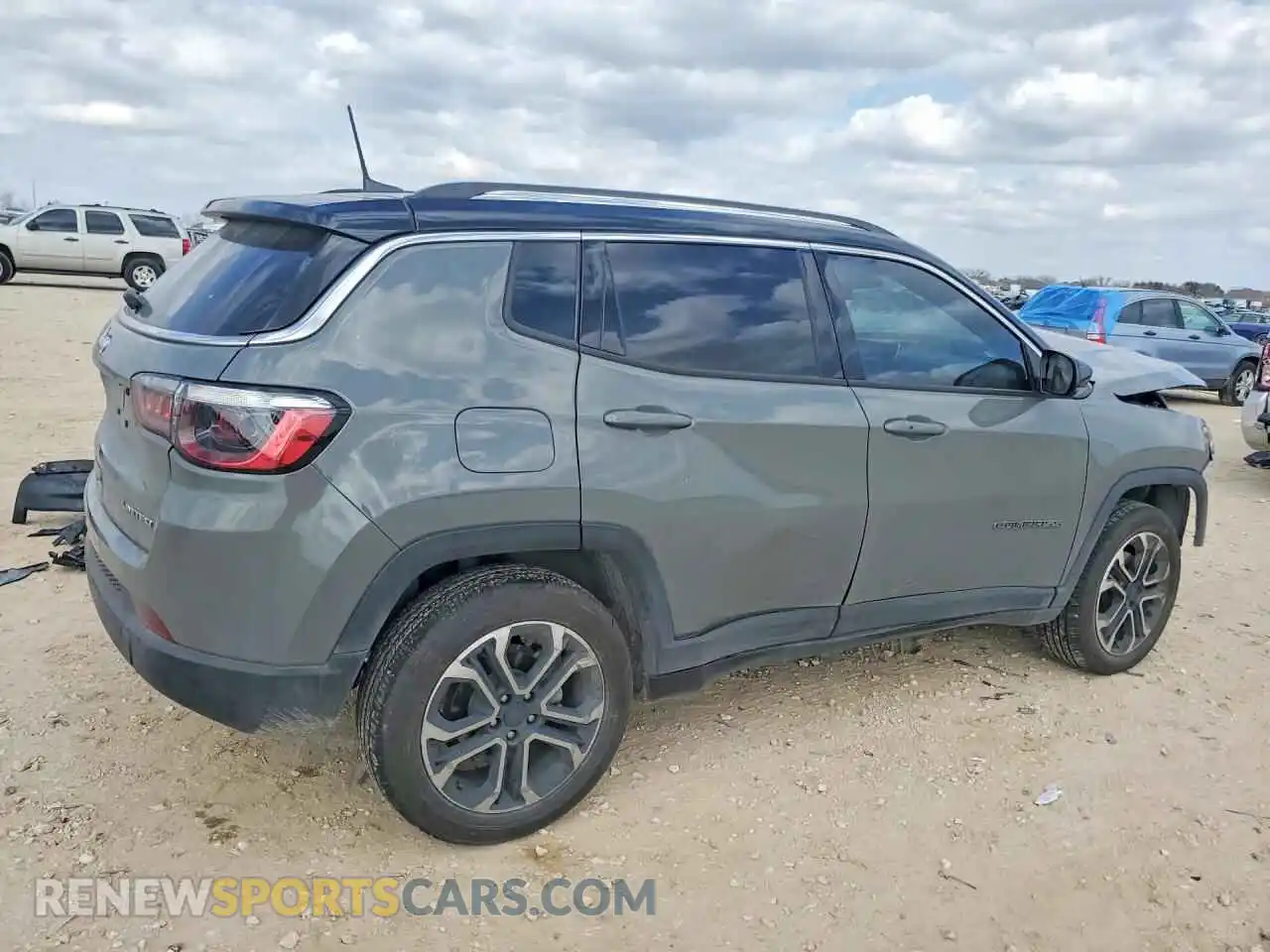 3 Photograph of a damaged car 3C4NJDCBXNT160291 JEEP COMPASS 2022