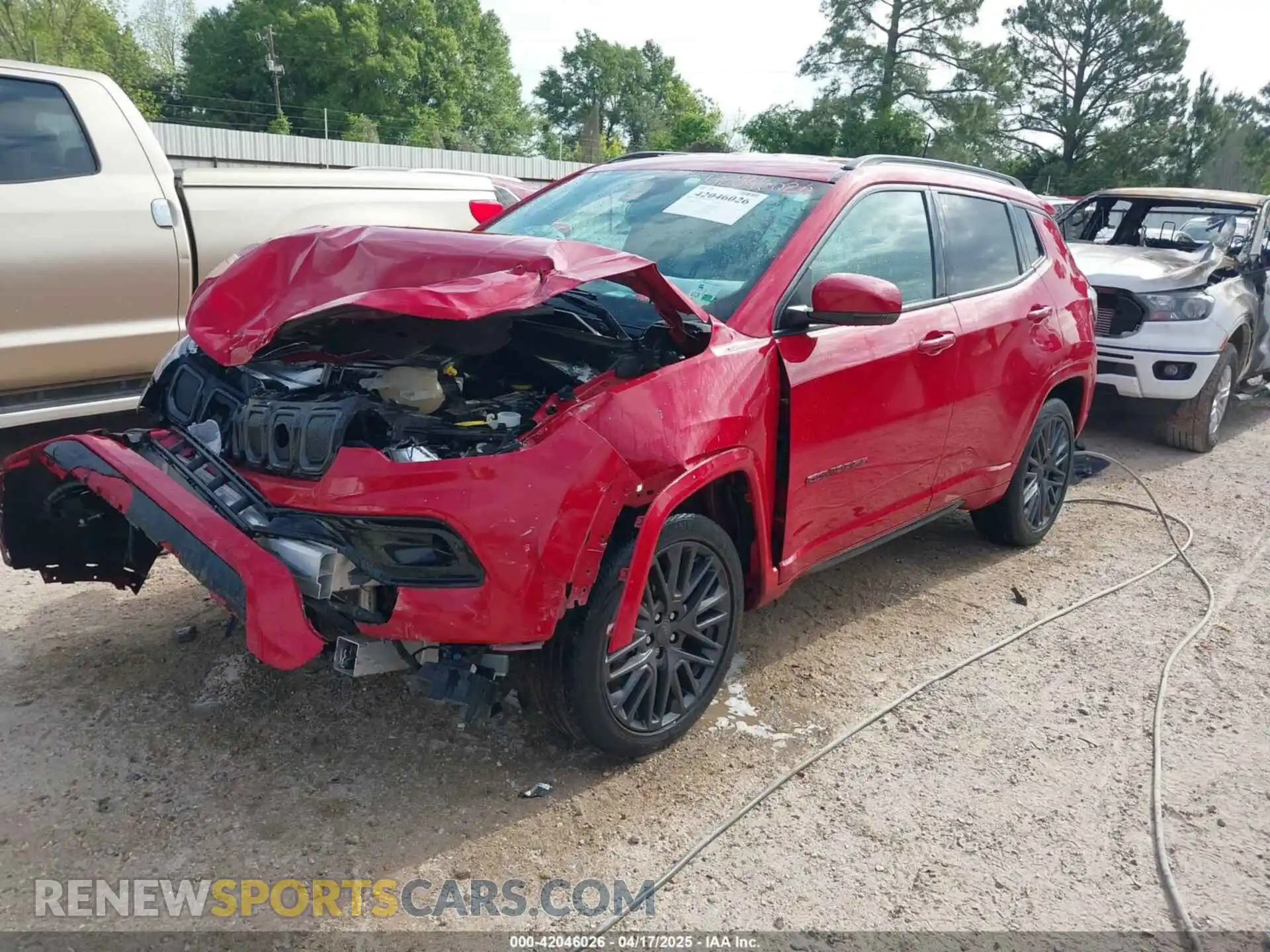 2 Photograph of a damaged car 3C4NJDCBXNT167743 JEEP COMPASS 2022