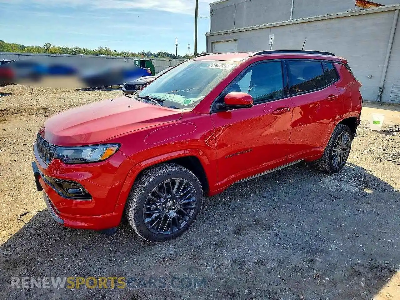 1 Photograph of a damaged car 3C4NJDCBXNT181688 JEEP COMPASS 2022