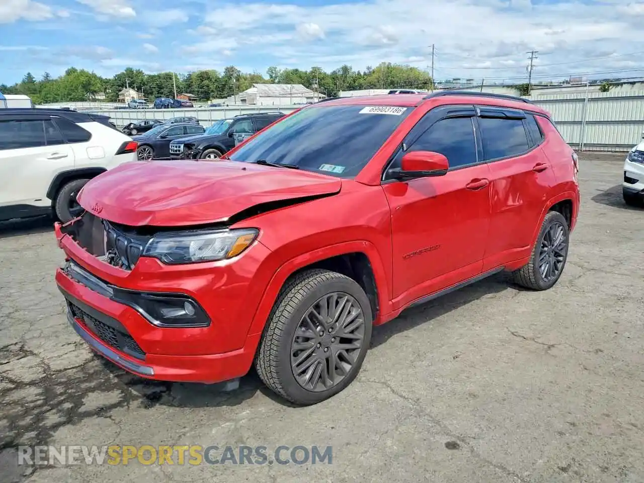 1 Photograph of a damaged car 3C4NJDCBXNT197731 JEEP COMPASS 2022