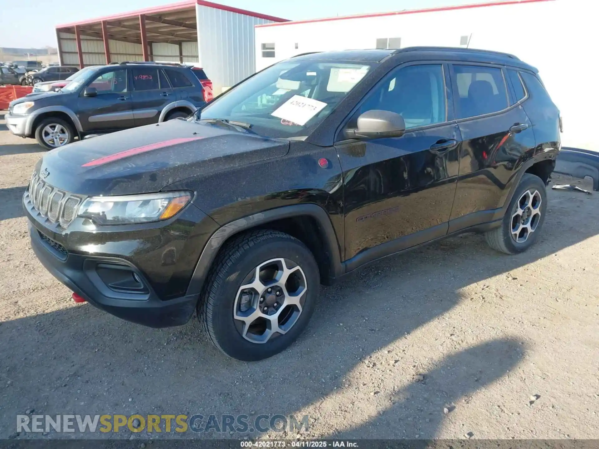 2 Photograph of a damaged car 3C4NJDDB1NT133835 JEEP COMPASS 2022