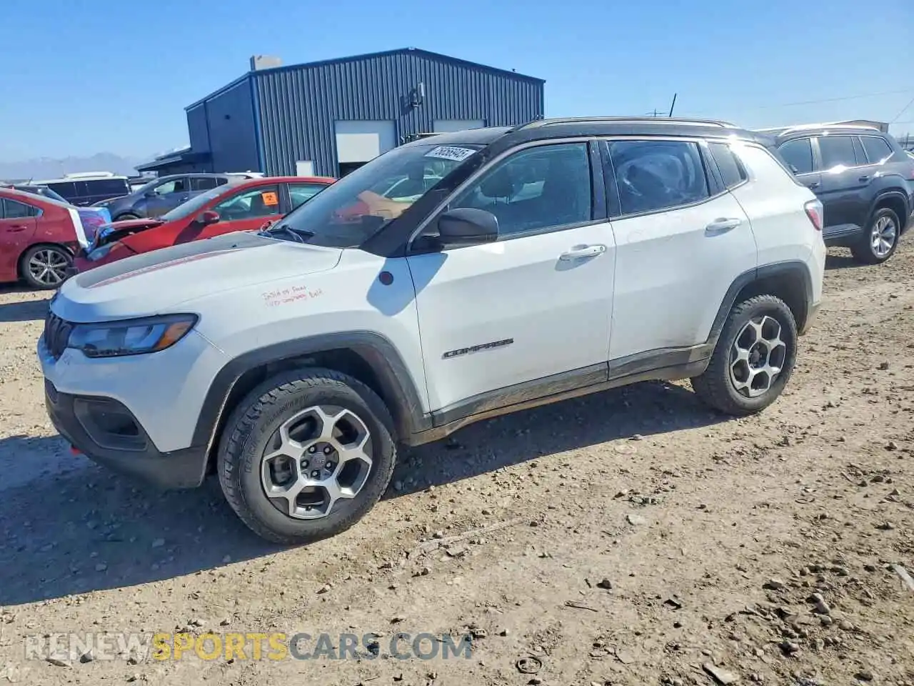 1 Photograph of a damaged car 3C4NJDDB1NT155253 JEEP COMPASS 2022
