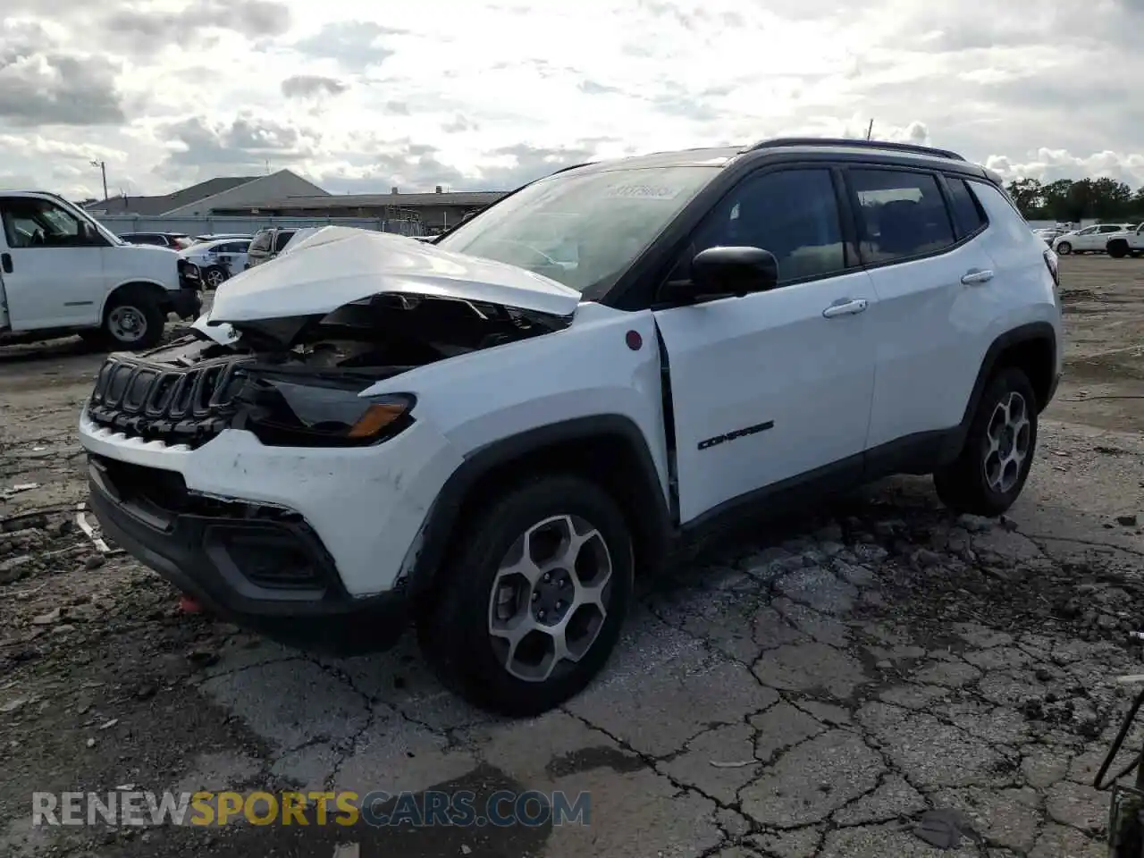 1 Photograph of a damaged car 3C4NJDDB1NT234003 JEEP COMPASS 2022