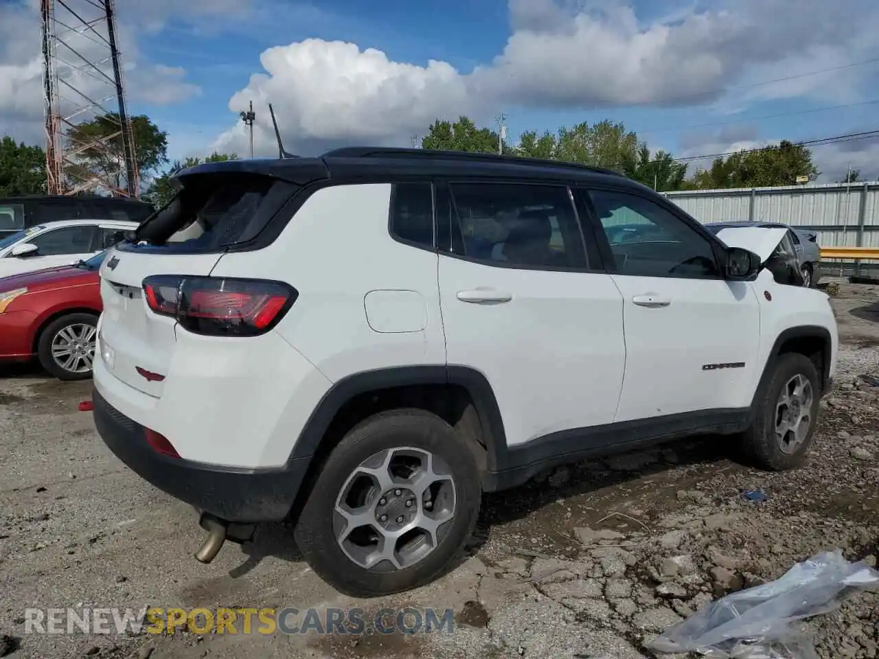 3 Photograph of a damaged car 3C4NJDDB1NT234003 JEEP COMPASS 2022