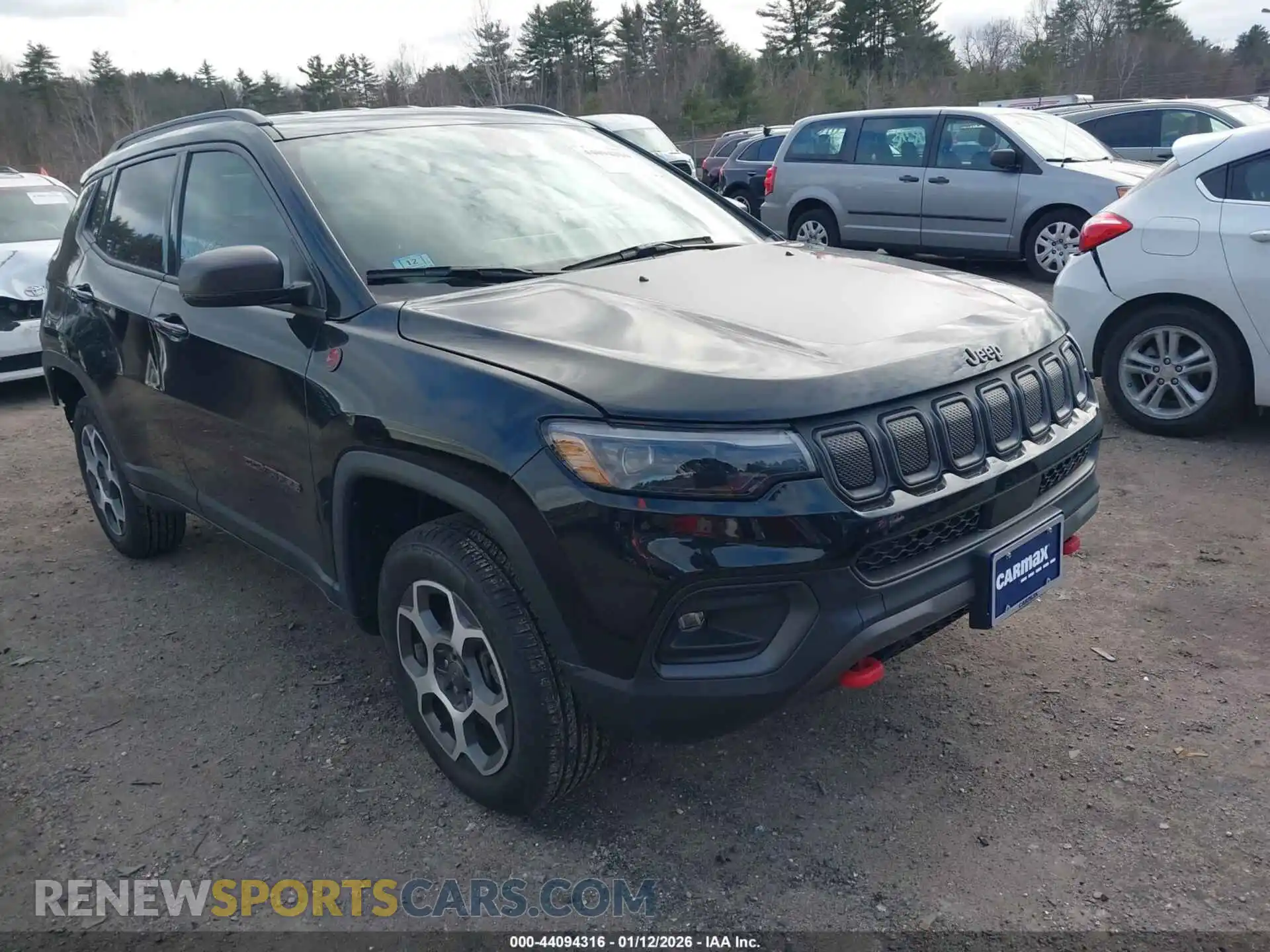 1 Photograph of a damaged car 3C4NJDDB3NT128569 JEEP COMPASS 2022