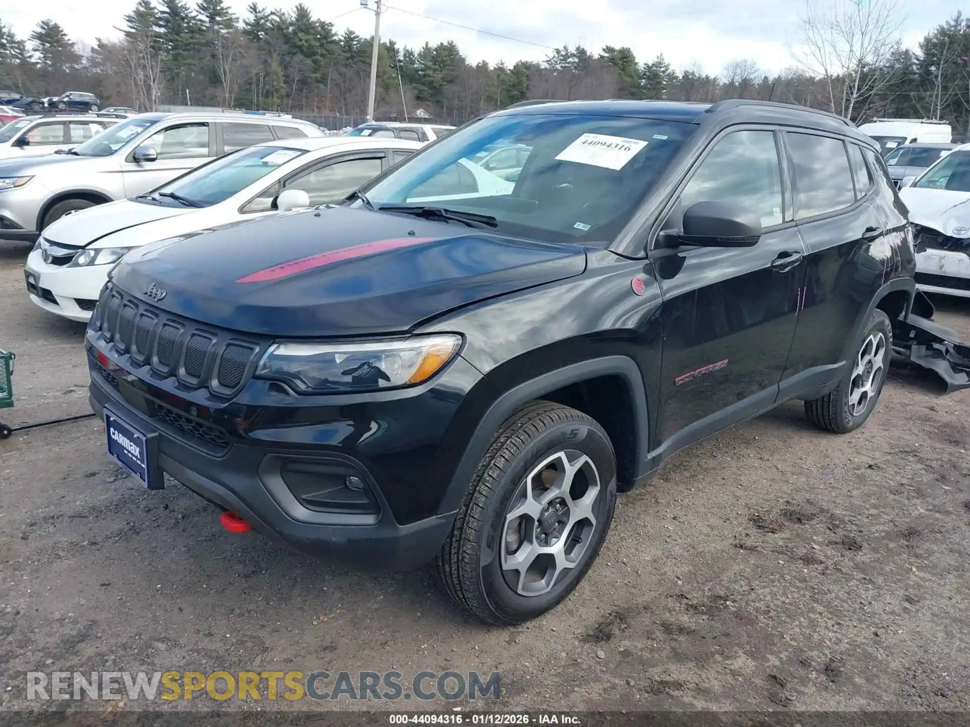 2 Photograph of a damaged car 3C4NJDDB3NT128569 JEEP COMPASS 2022