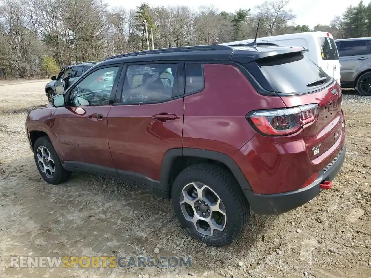 2 Photograph of a damaged car 3C4NJDDB3NT229952 JEEP COMPASS 2022