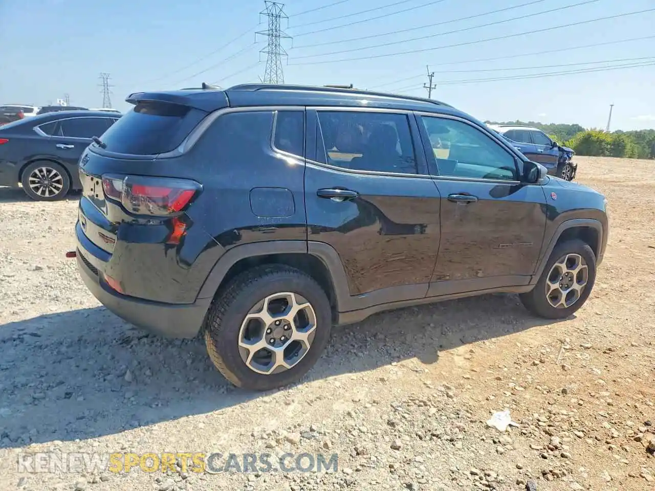 3 Photograph of a damaged car 3C4NJDDB4NT143758 JEEP COMPASS 2022