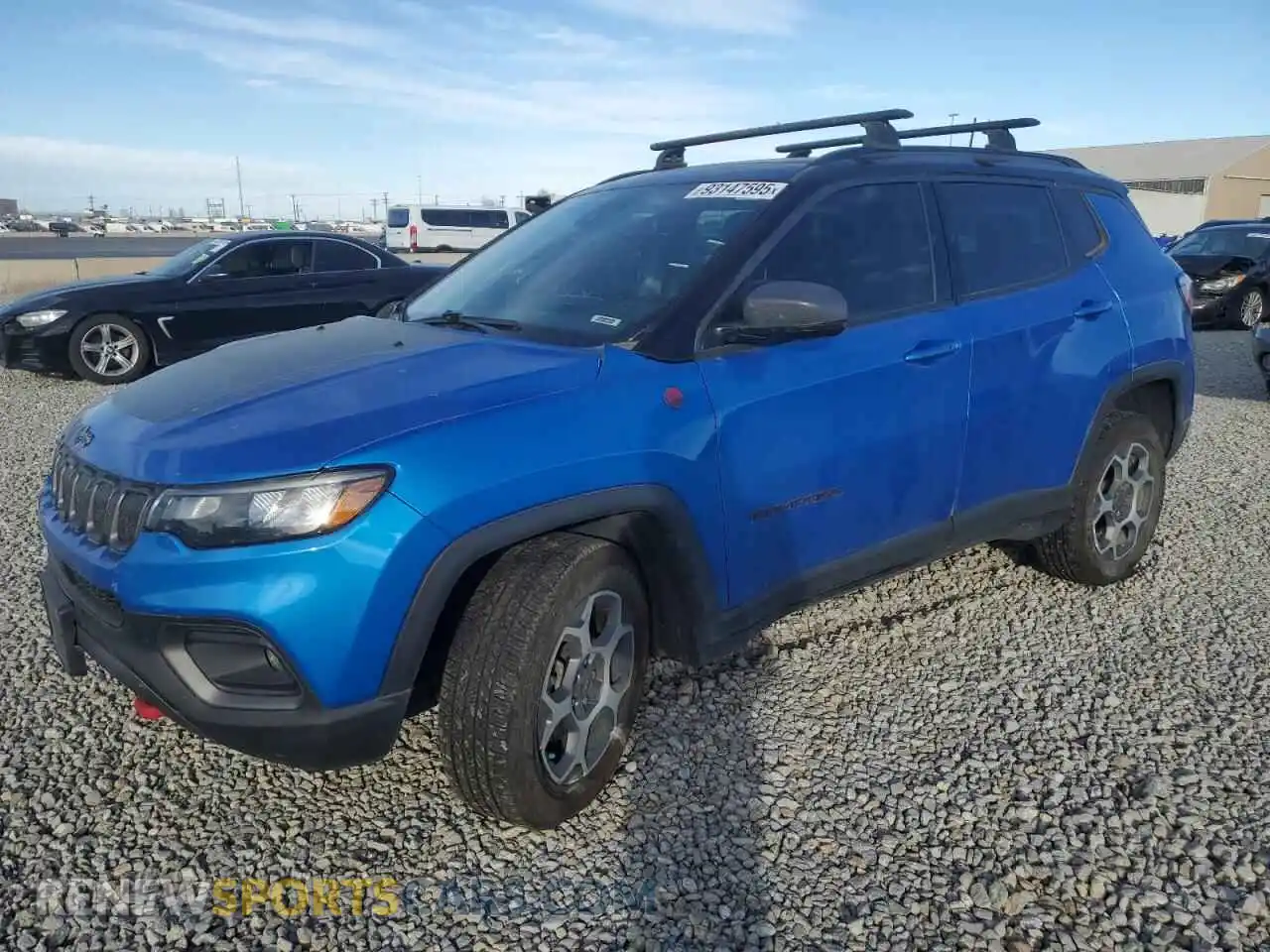 1 Photograph of a damaged car 3C4NJDDB4NT161628 JEEP COMPASS 2022