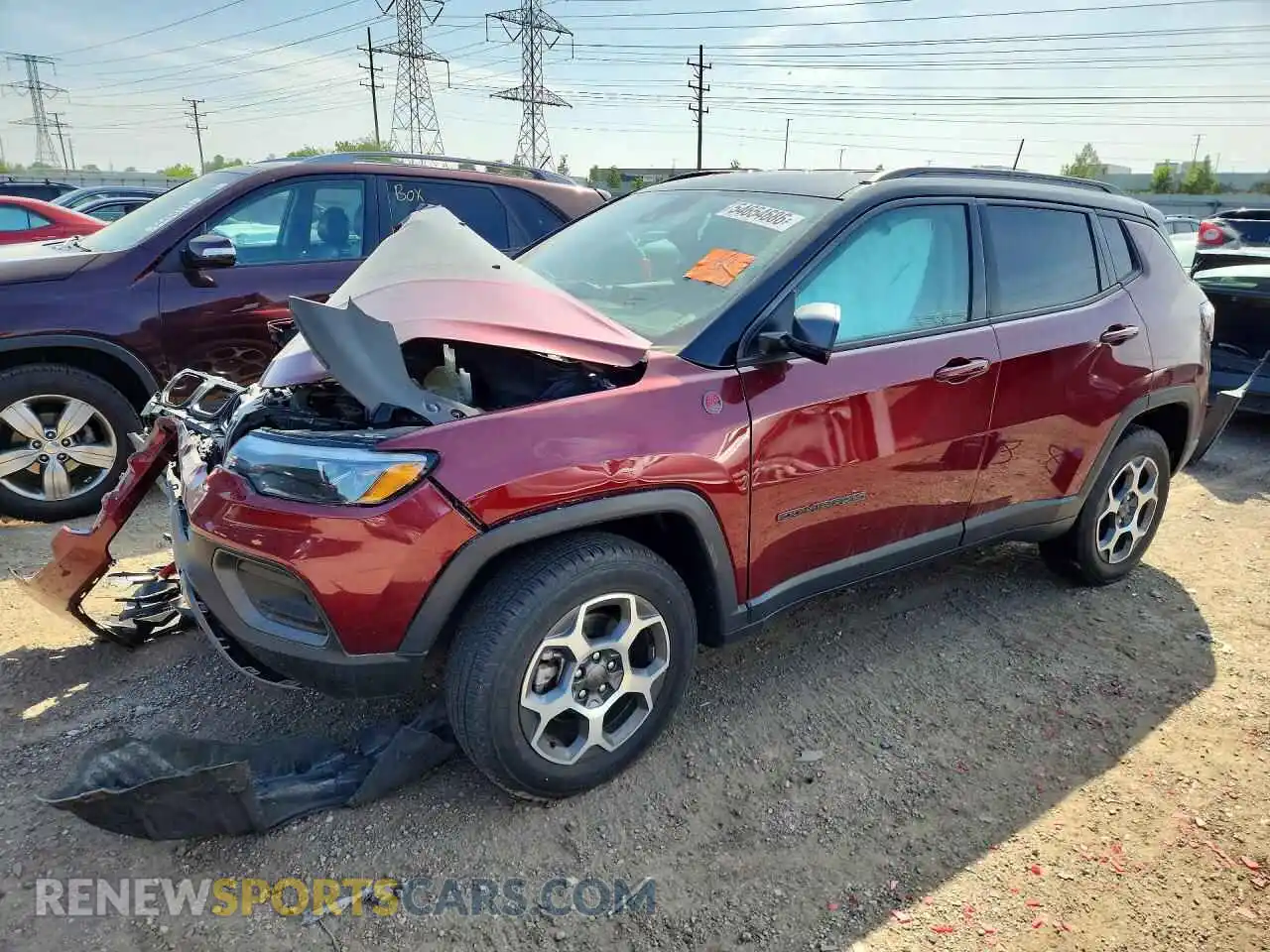 1 Фотография поврежденного автомобиля 3C4NJDDB4NT175187 JEEP COMPASS 2022