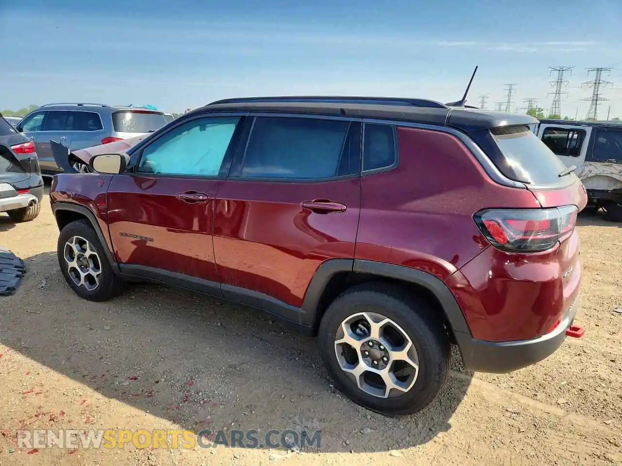 2 Фотография поврежденного автомобиля 3C4NJDDB4NT175187 JEEP COMPASS 2022