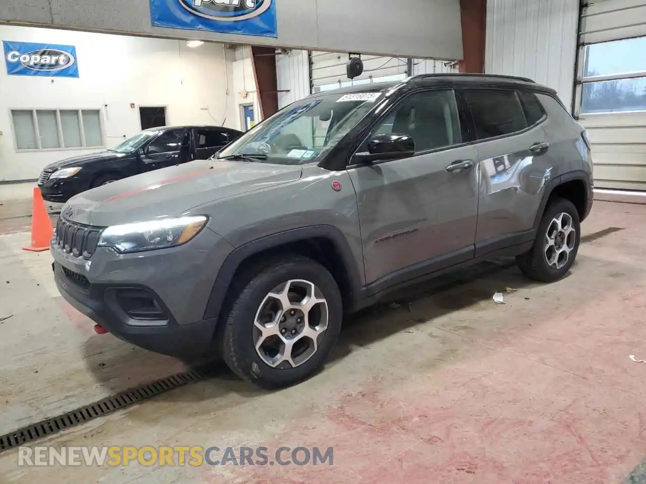 1 Photograph of a damaged car 3C4NJDDB4NT203246 JEEP COMPASS 2022