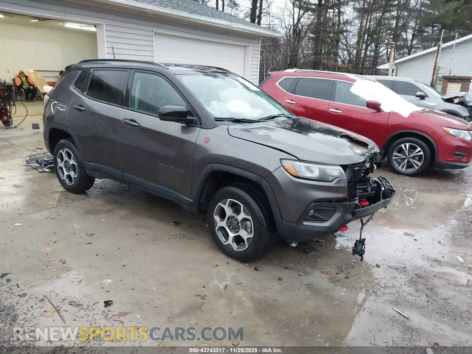 1 Photograph of a damaged car 3C4NJDDB4NT208978 JEEP COMPASS 2022