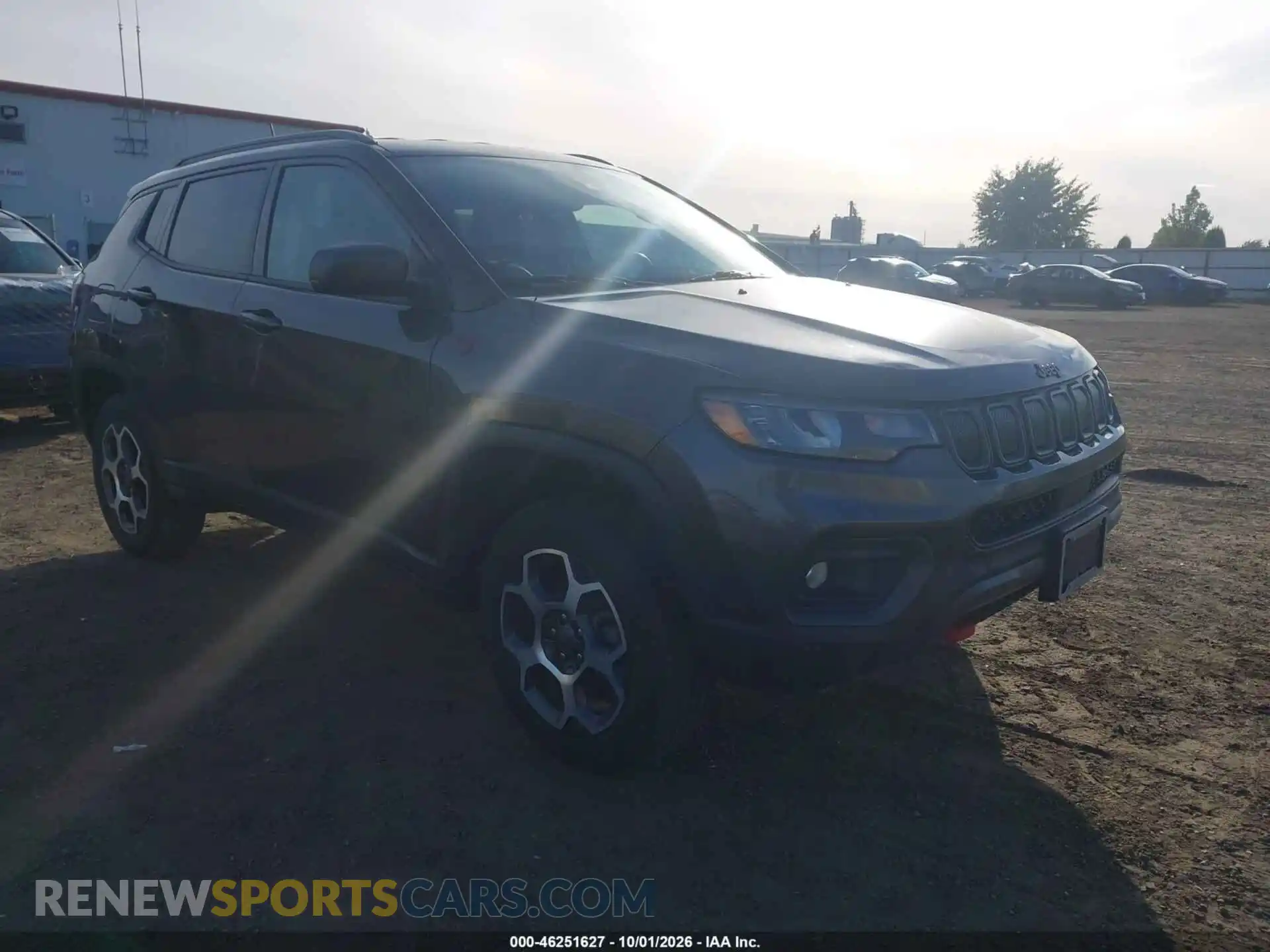 1 Photograph of a damaged car 3C4NJDDB6NT107893 JEEP COMPASS 2022