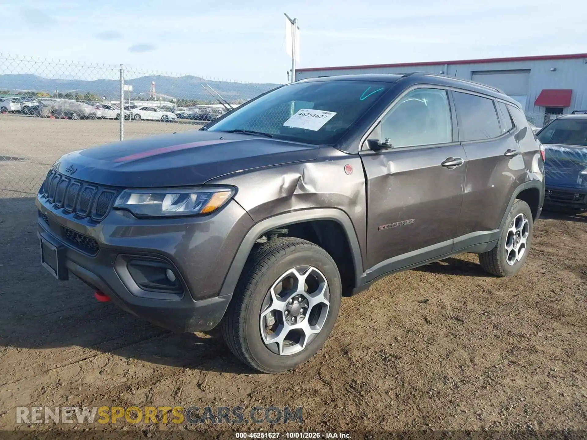 2 Photograph of a damaged car 3C4NJDDB6NT107893 JEEP COMPASS 2022