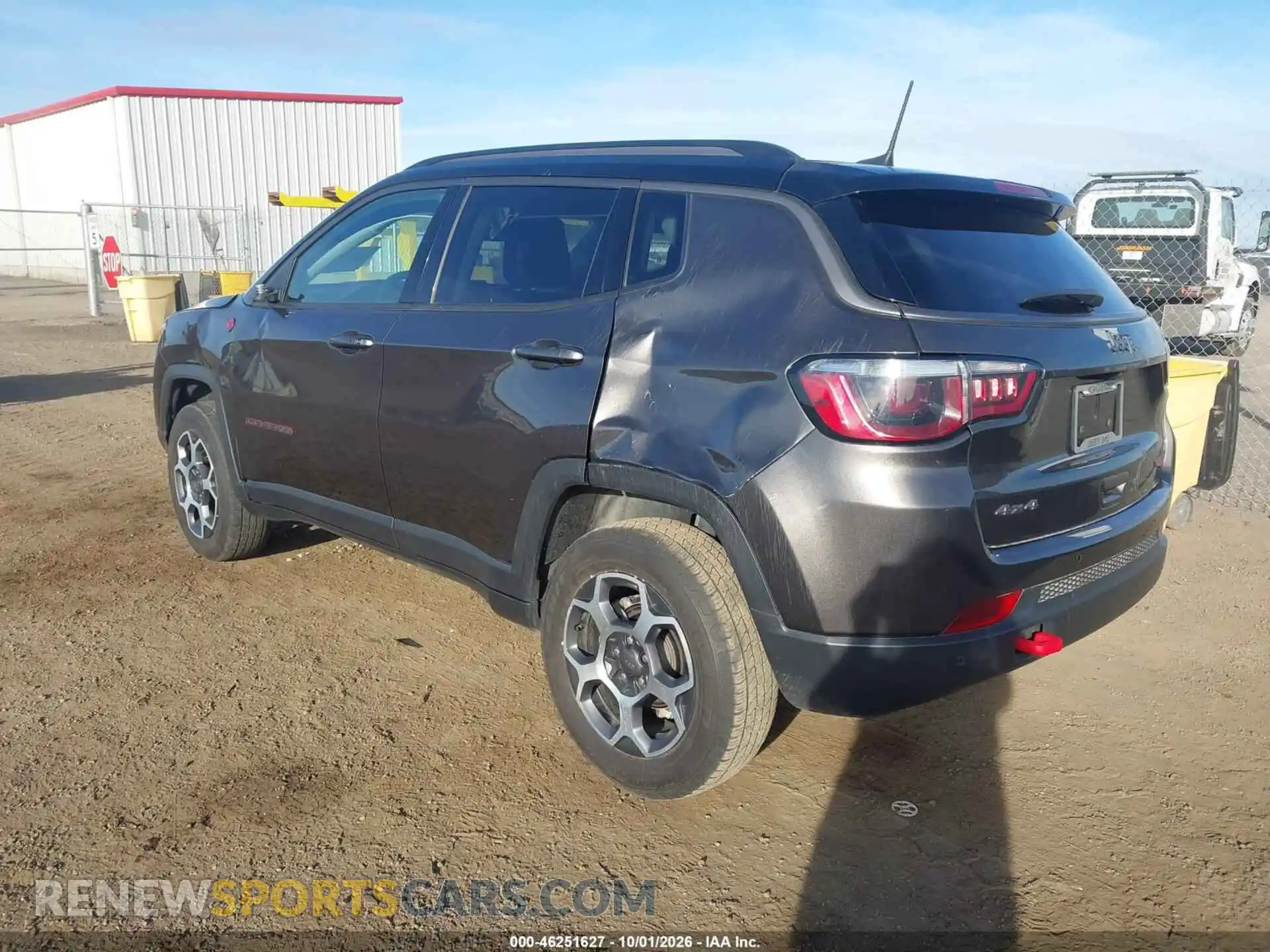 3 Photograph of a damaged car 3C4NJDDB6NT107893 JEEP COMPASS 2022