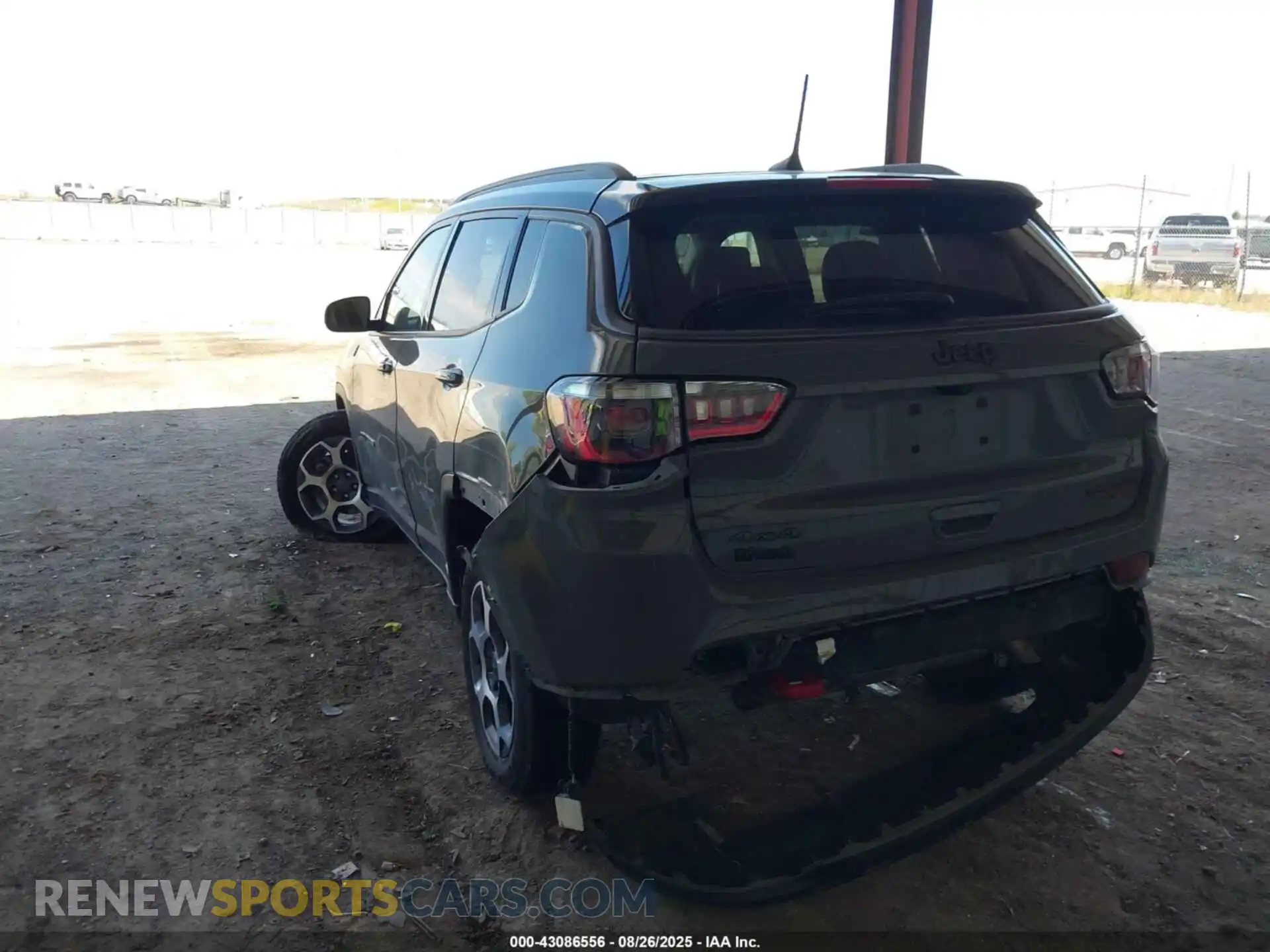 3 Photograph of a damaged car 3C4NJDDB6NT153336 JEEP COMPASS 2022