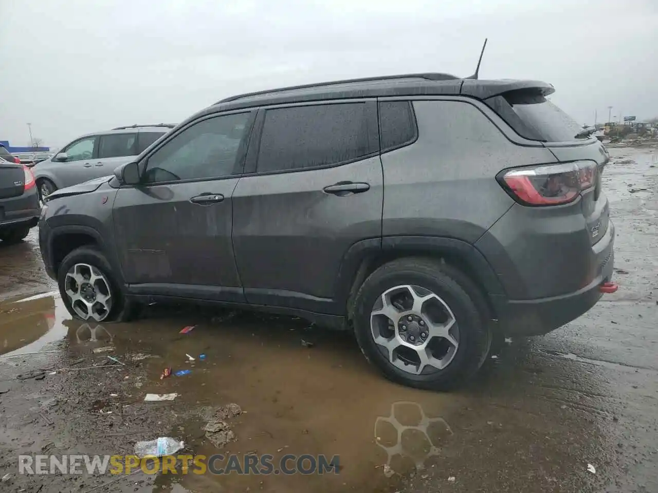 2 fotografías del automóvil dañado 3C4NJDDB7NT136660 JEEP COMPASS 2022