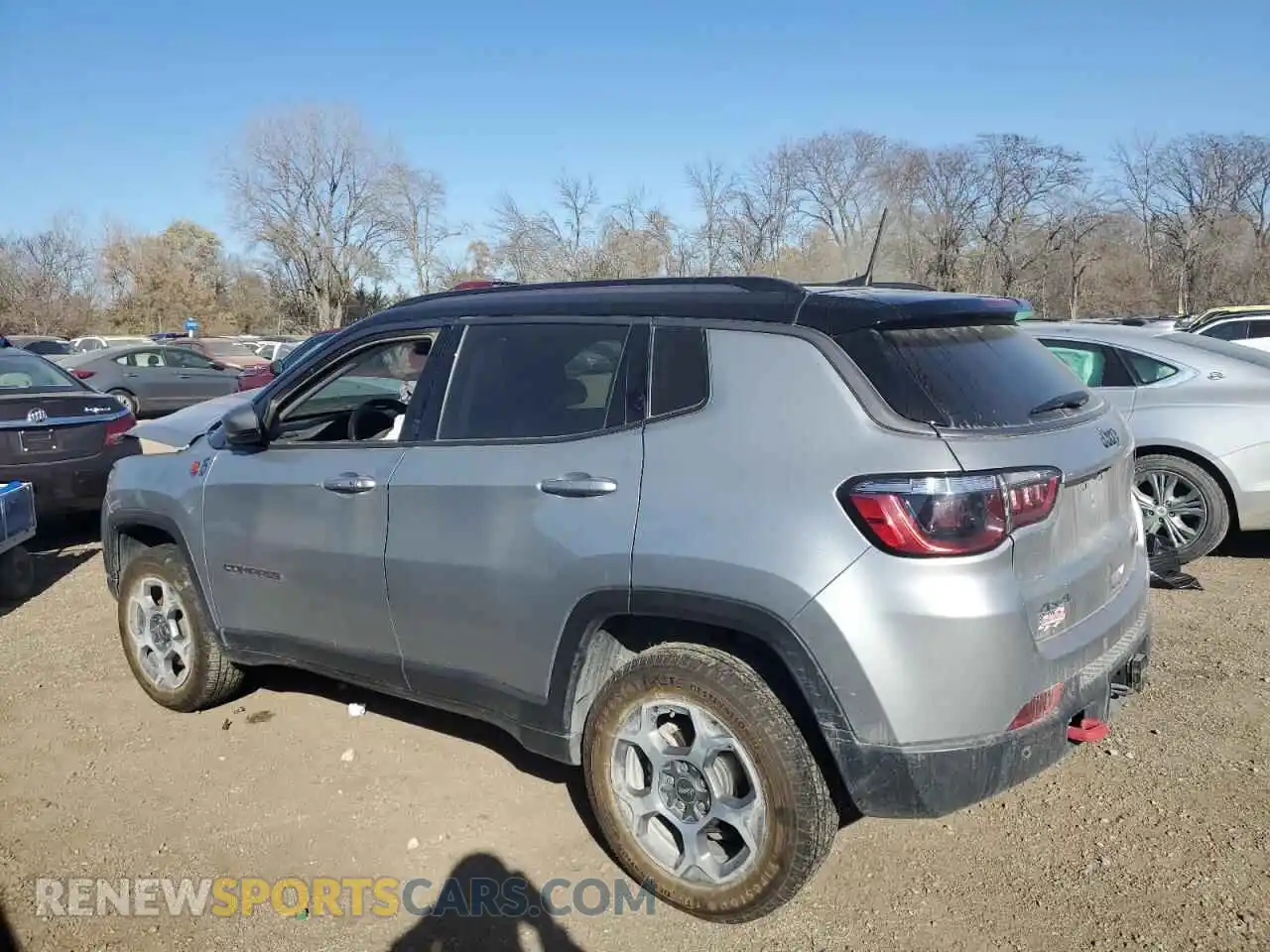 2 fotografías del automóvil dañado 3C4NJDDB7NT145343 JEEP COMPASS 2022