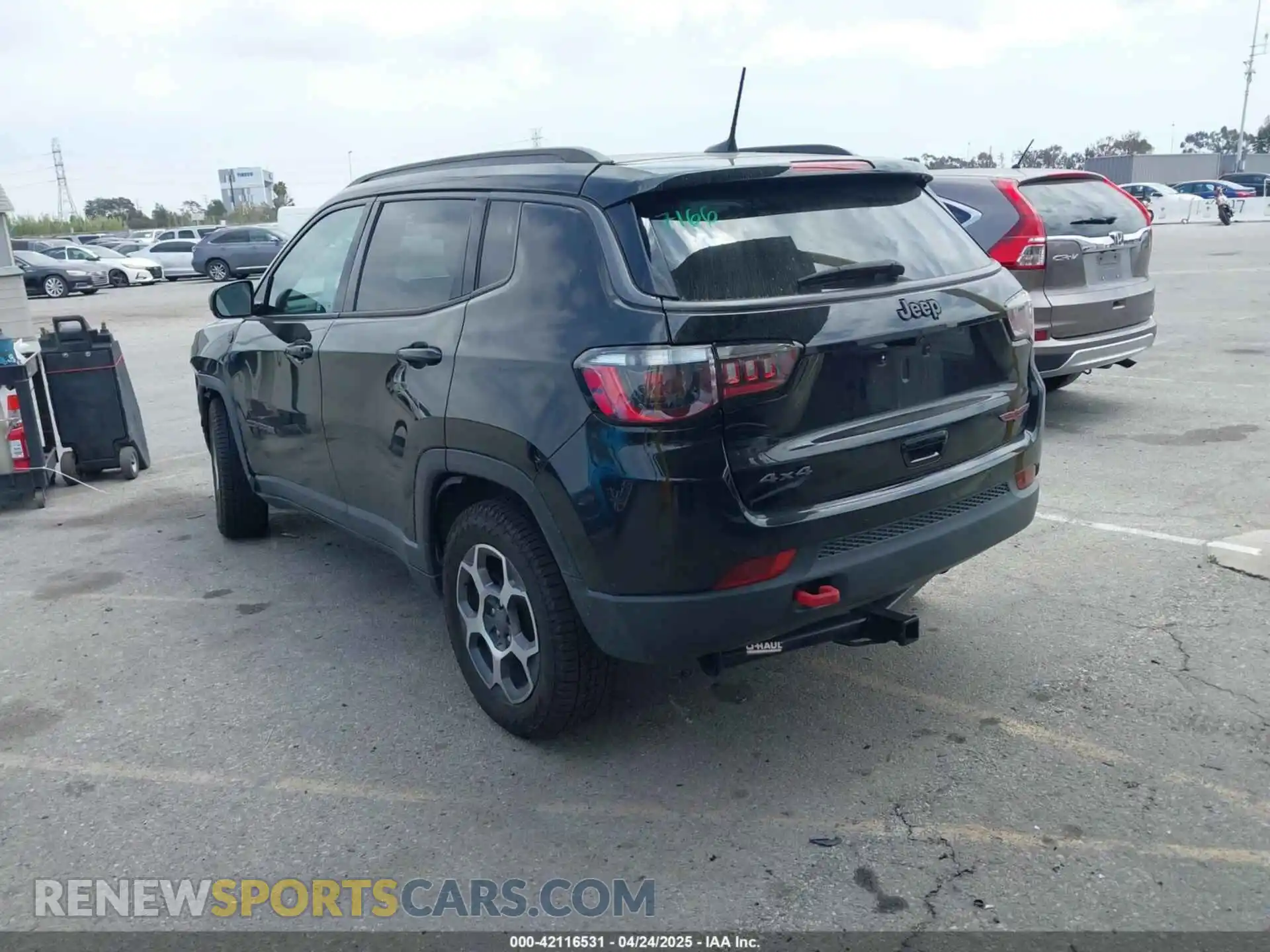 3 Photograph of a damaged car 3C4NJDDB8NT107992 JEEP COMPASS 2022