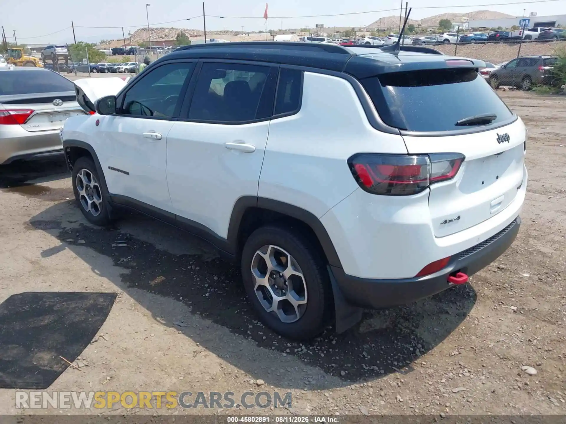 3 Photograph of a damaged car 3C4NJDDB9NT160037 JEEP COMPASS 2022