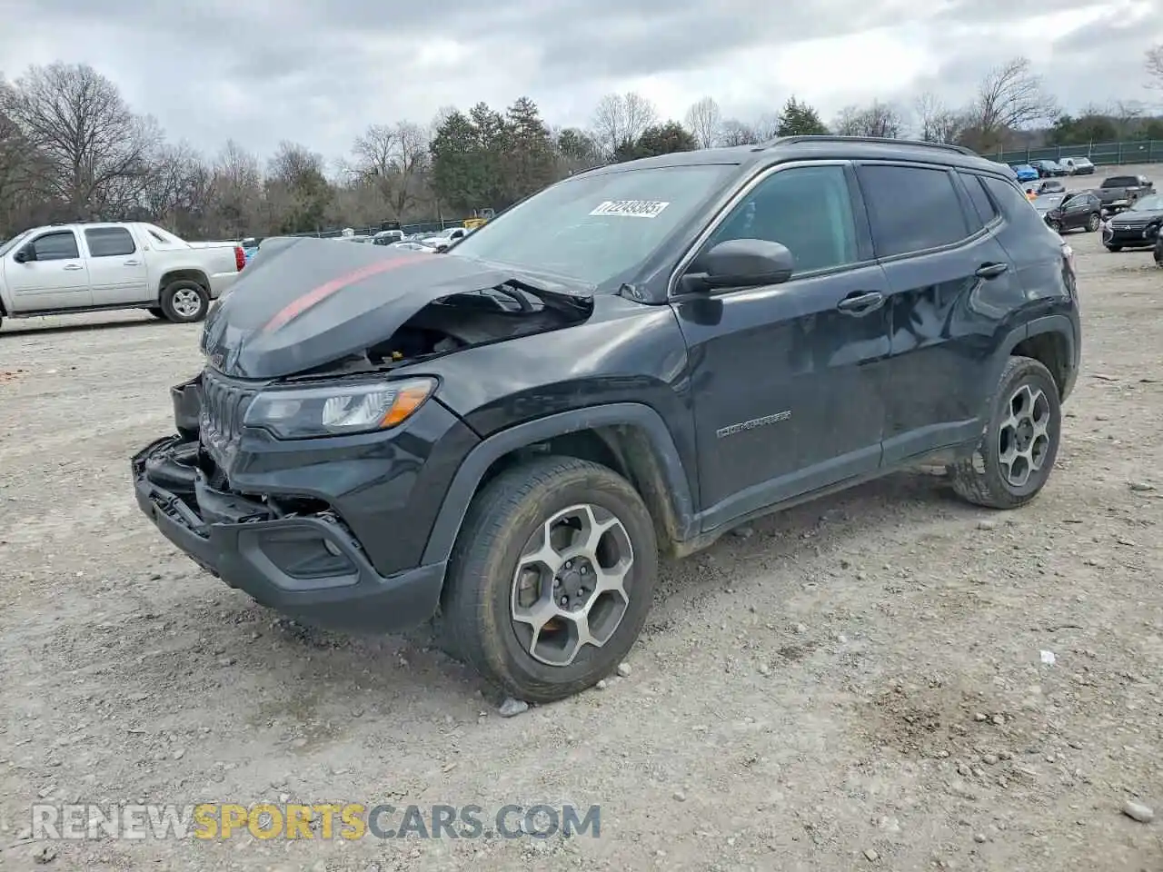 1 Photograph of a damaged car 3C4NJDDBXNT162198 JEEP COMPASS 2022