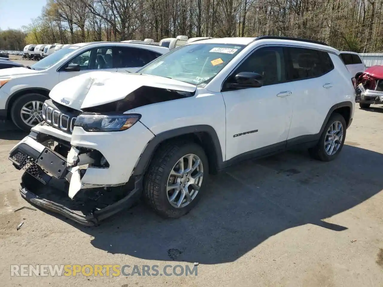 1 fotografías del automóvil dañado 3C4NJDFB0NT113878 JEEP COMPASS 2022