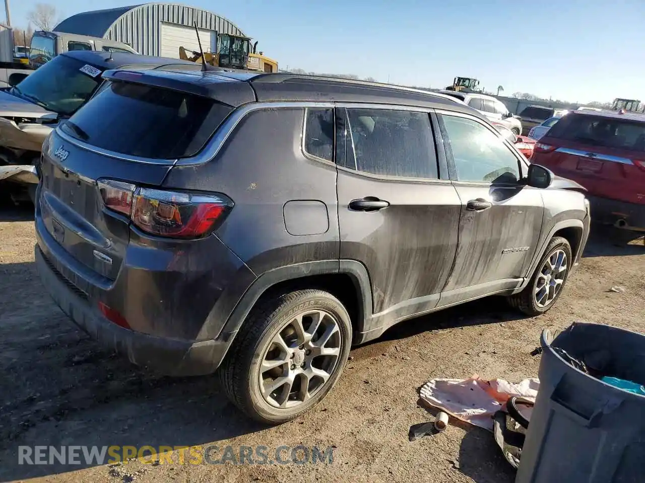 3 fotografías del automóvil dañado 3C4NJDFB0NT156570 JEEP COMPASS 2022