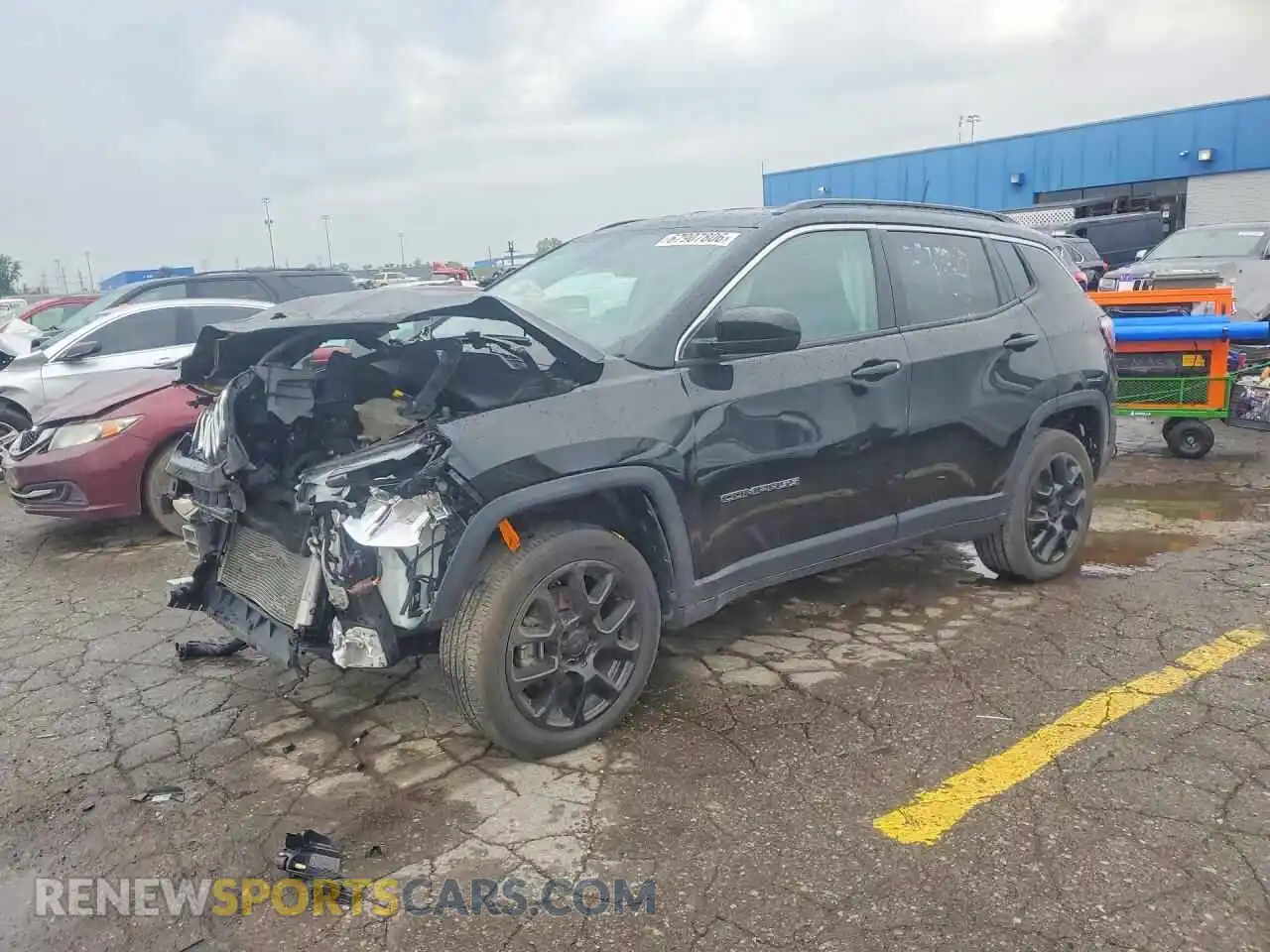 1 Фотография поврежденного автомобиля 3C4NJDFB1NT154469 JEEP COMPASS 2022