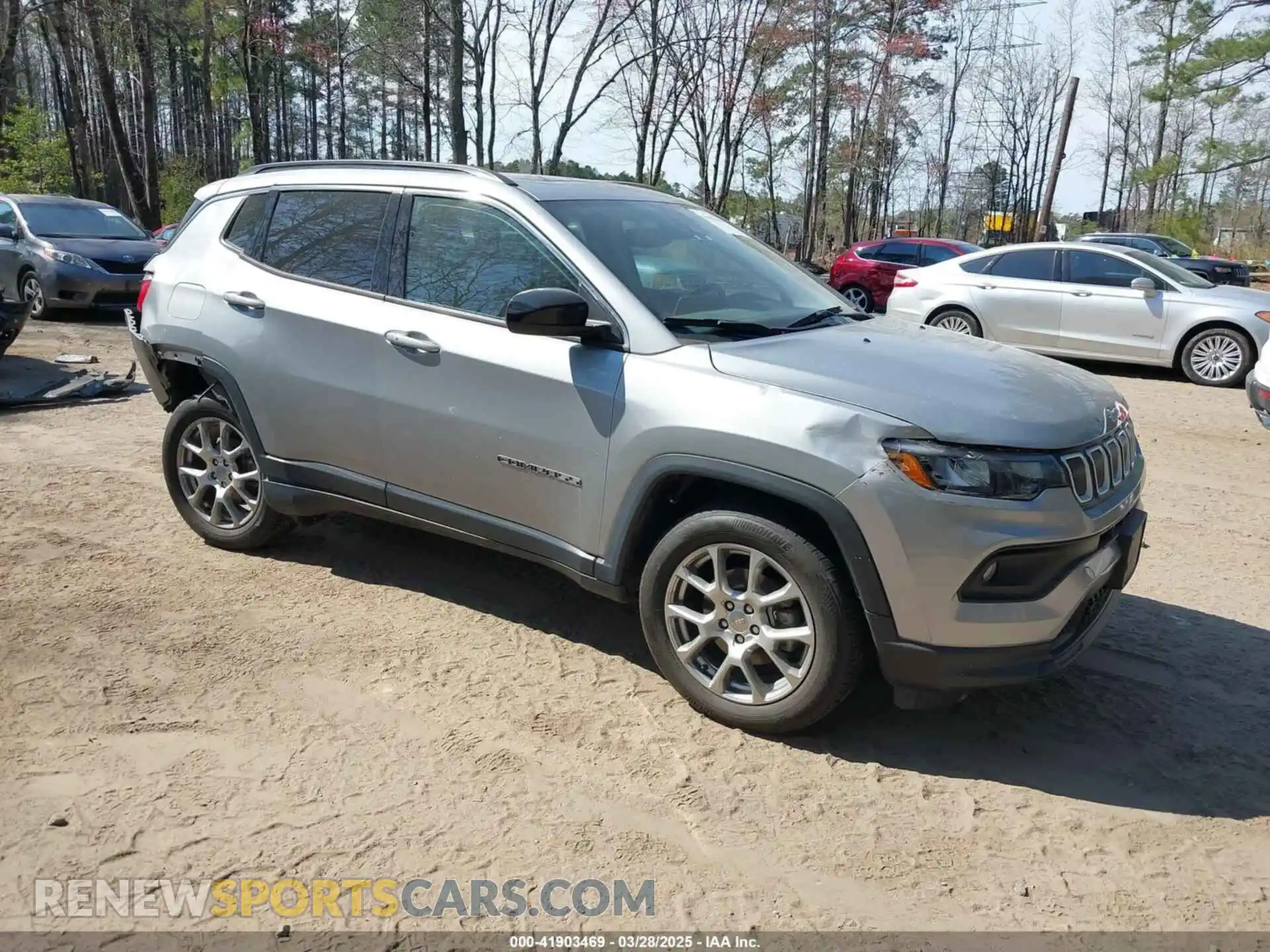 1 Photograph of a damaged car 3C4NJDFB1NT164984 JEEP COMPASS 2022