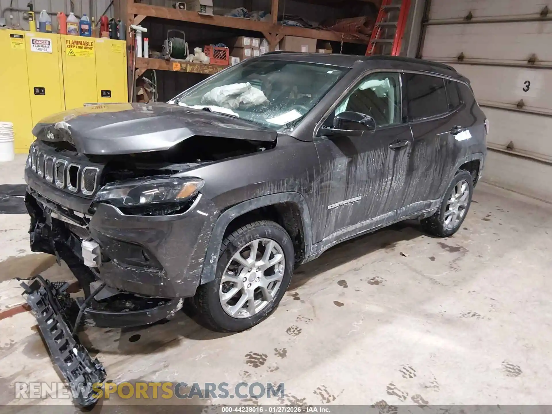 2 Photograph of a damaged car 3C4NJDFB1NT201676 JEEP COMPASS 2022