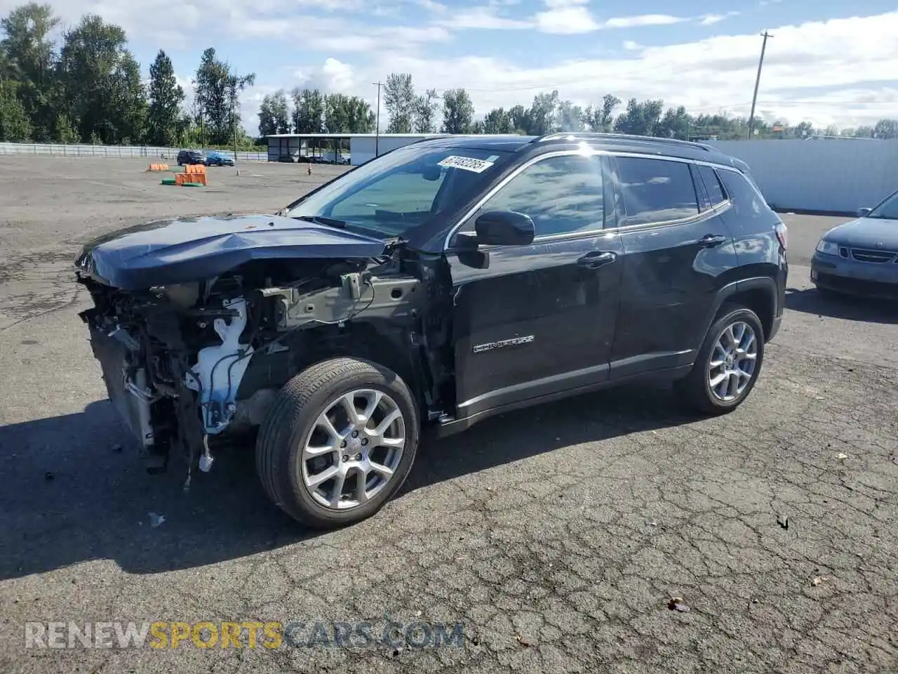 1 Photograph of a damaged car 3C4NJDFB3NT169233 JEEP COMPASS 2022