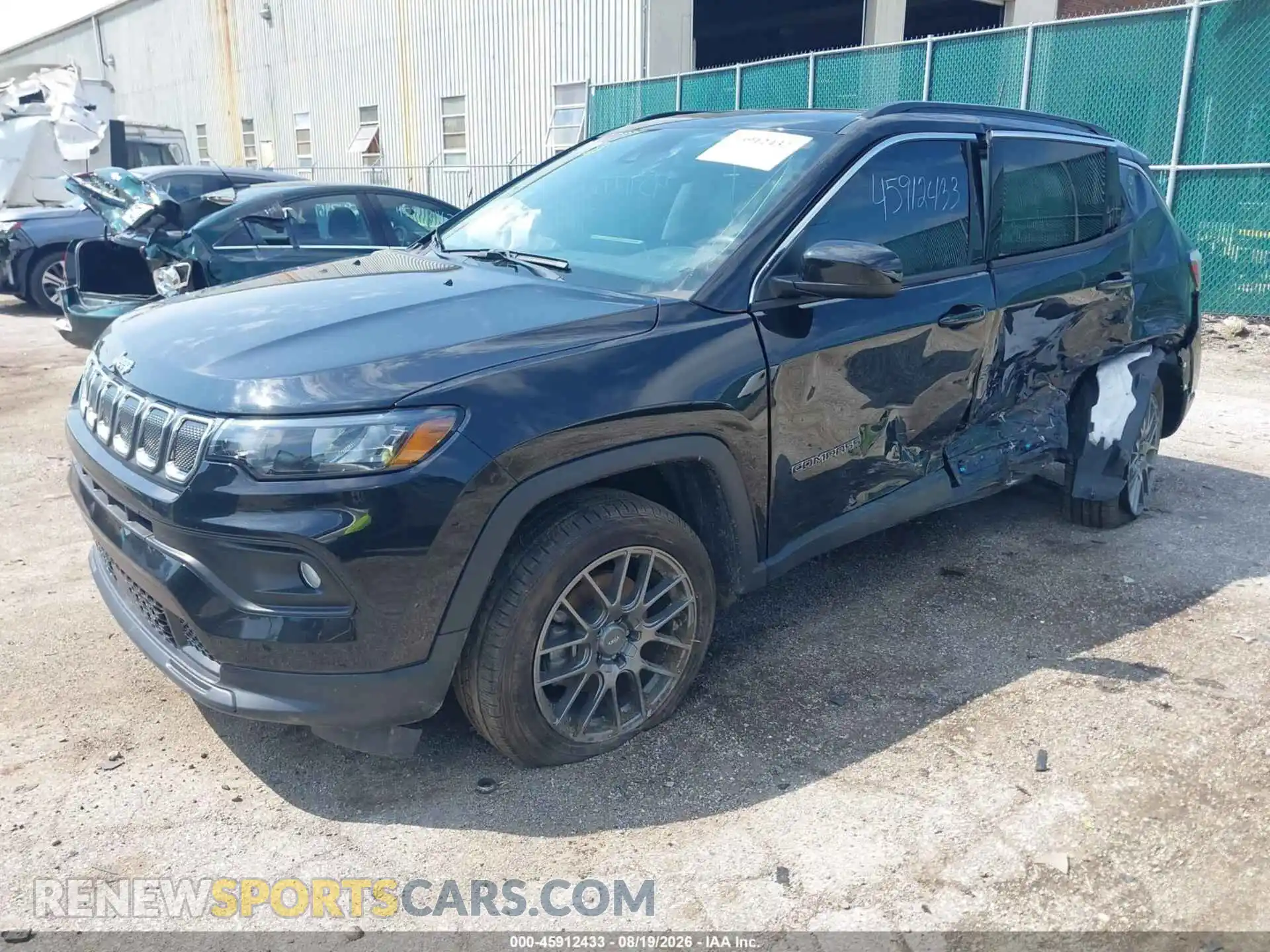 2 Photograph of a damaged car 3C4NJDFB3NT206748 JEEP COMPASS 2022