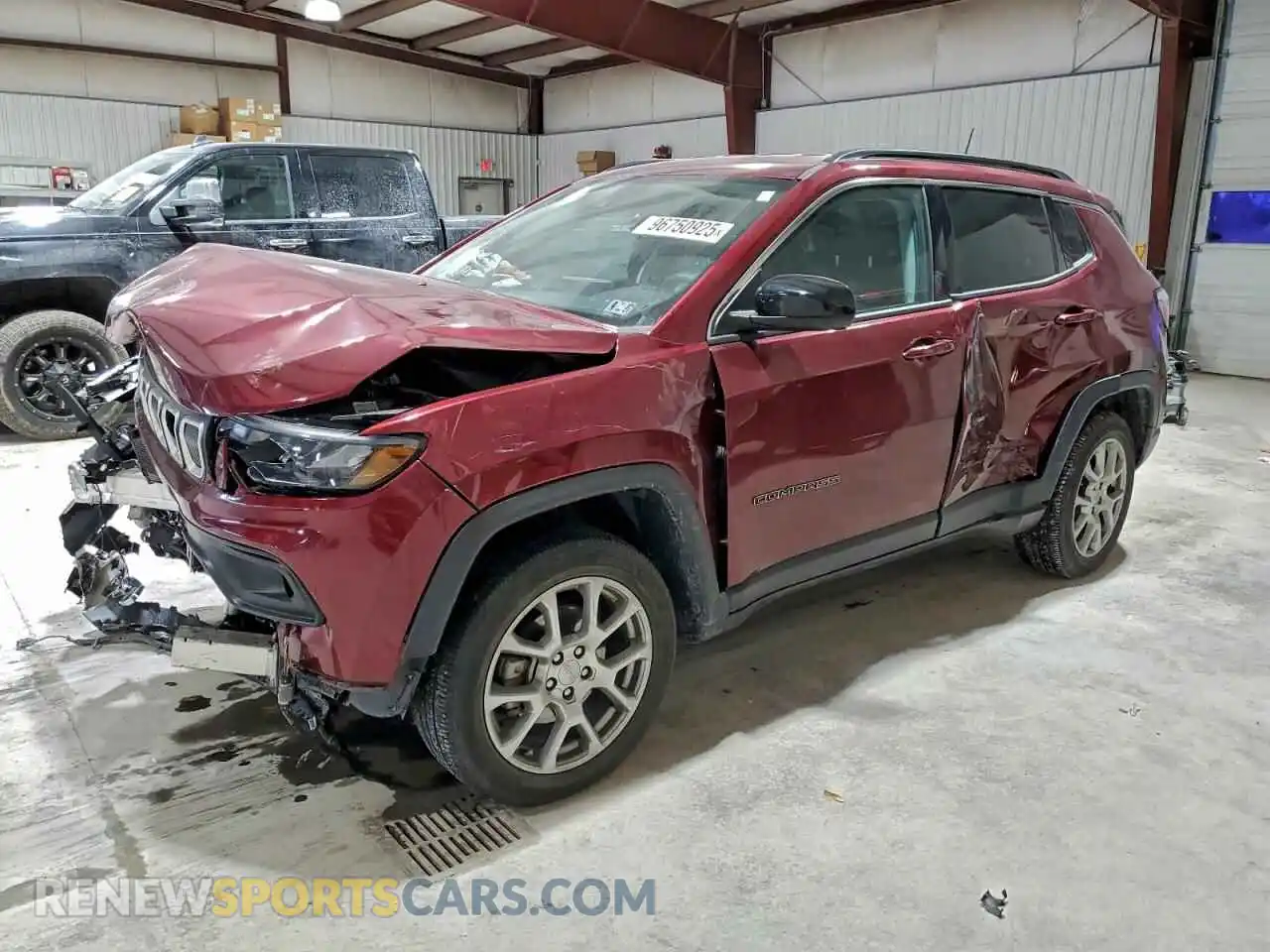 1 Photograph of a damaged car 3C4NJDFB4NT152716 JEEP COMPASS 2022