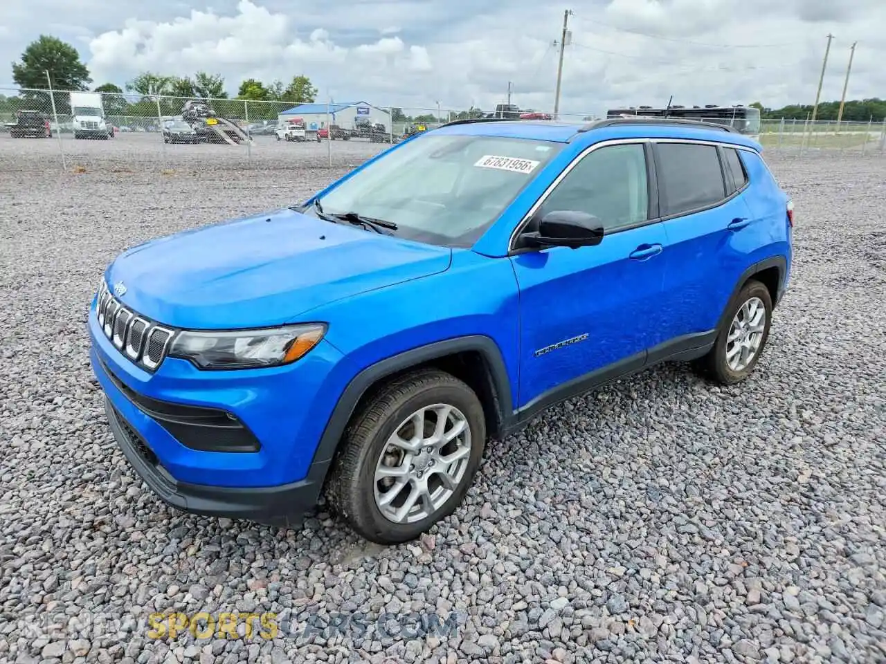 1 Photograph of a damaged car 3C4NJDFB4NT219153 JEEP COMPASS 2022
